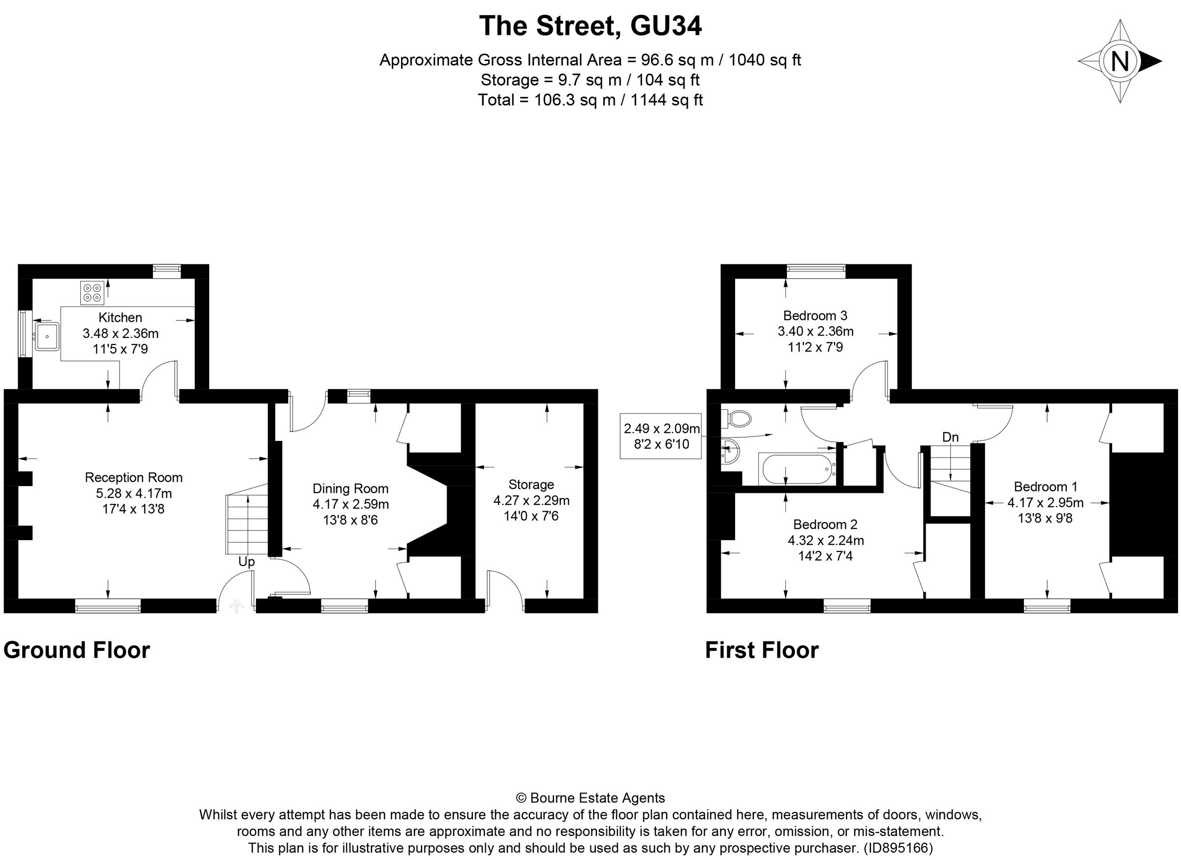 3 bed detached house for sale in The Street, Binsted, Hampshire GU34 Zoopla