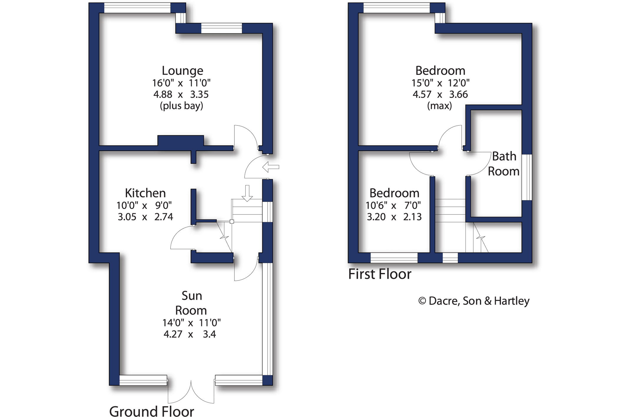 2 bed semidetached house for sale in Bradford Road, Otley, West