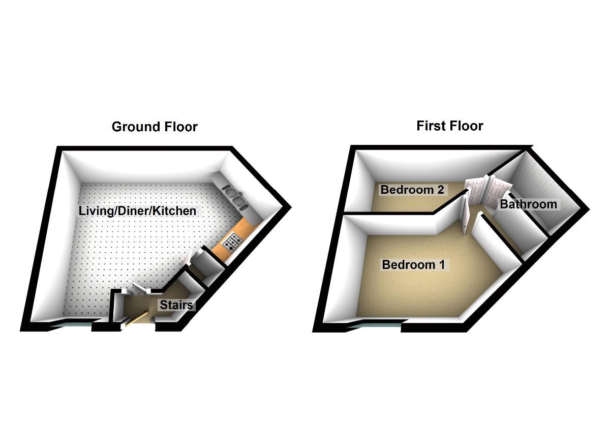 2 bed terraced house for sale in Thurnham Mews, Thurnham Street