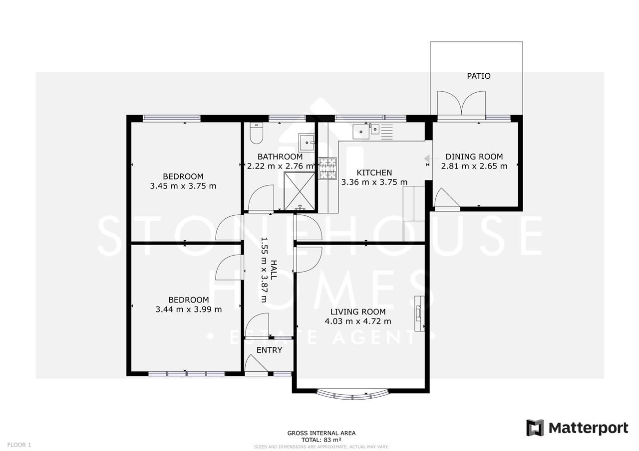 2 bed detached bungalow for sale in Duddle Lane, WaltonLeDale