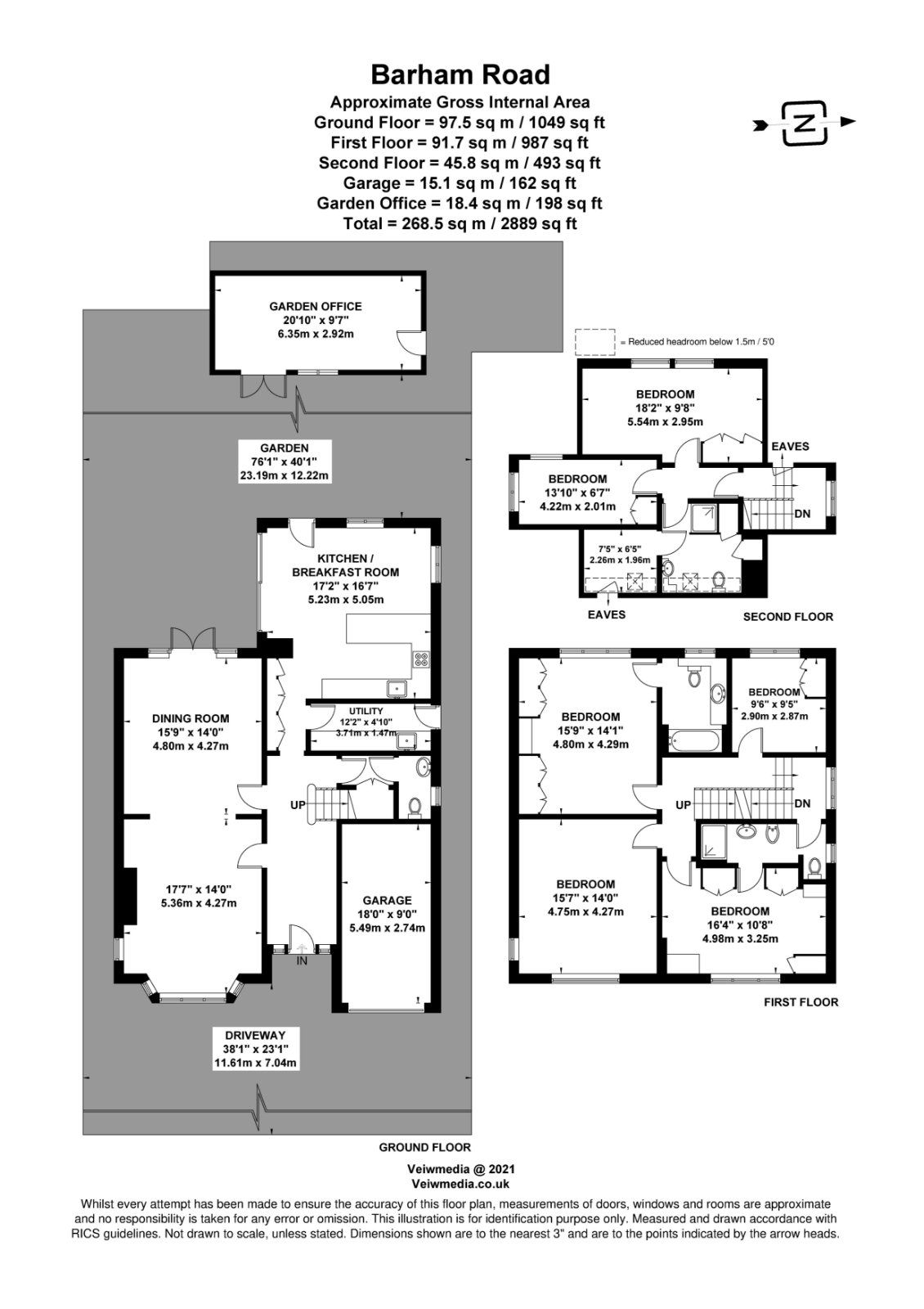 6 bed detached house for sale in Barham Road, London SW20 Zoopla