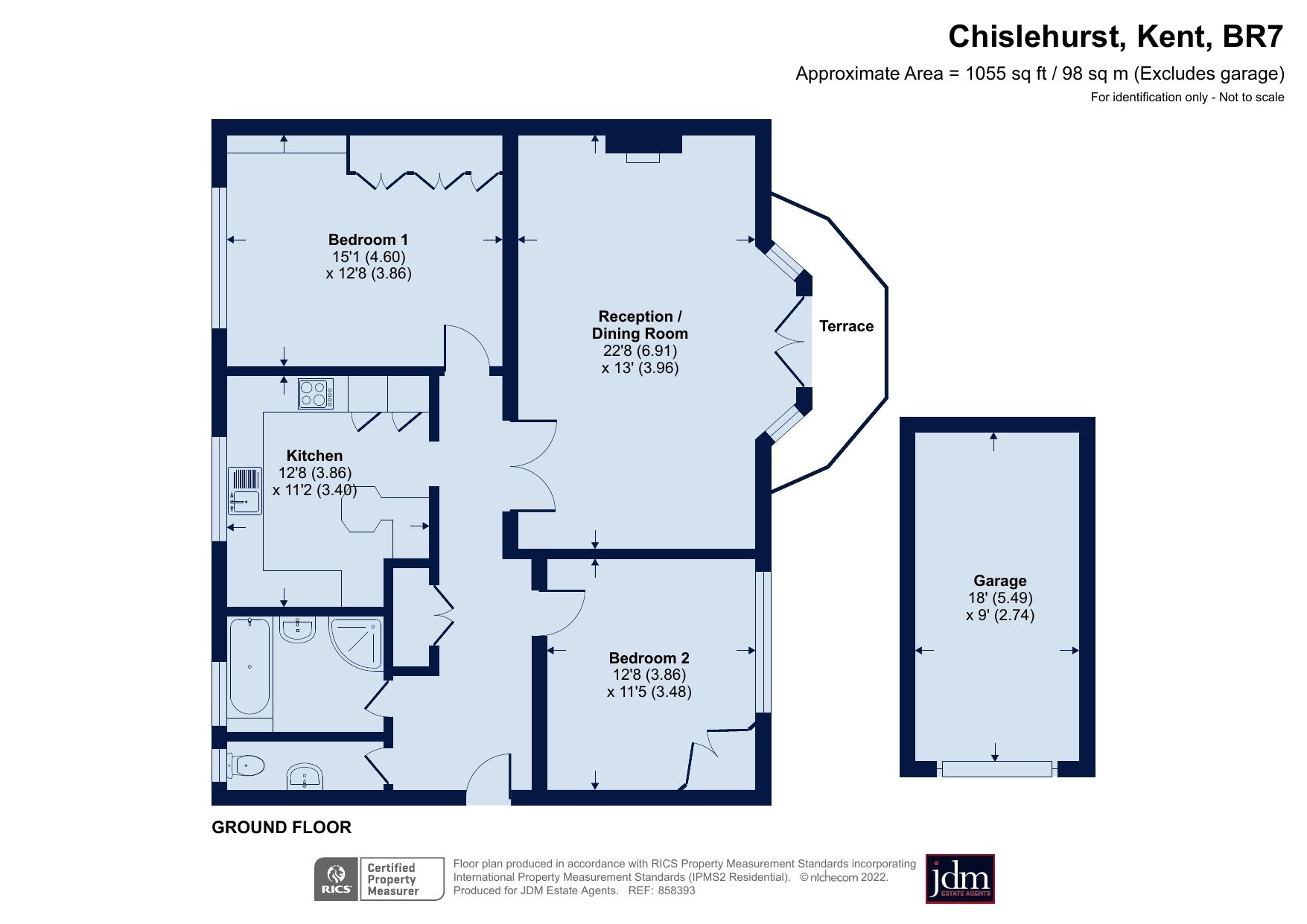 2 bed flat for sale in St. Pauls Cray Road, Chislehurst, Kent BR7 Zoopla