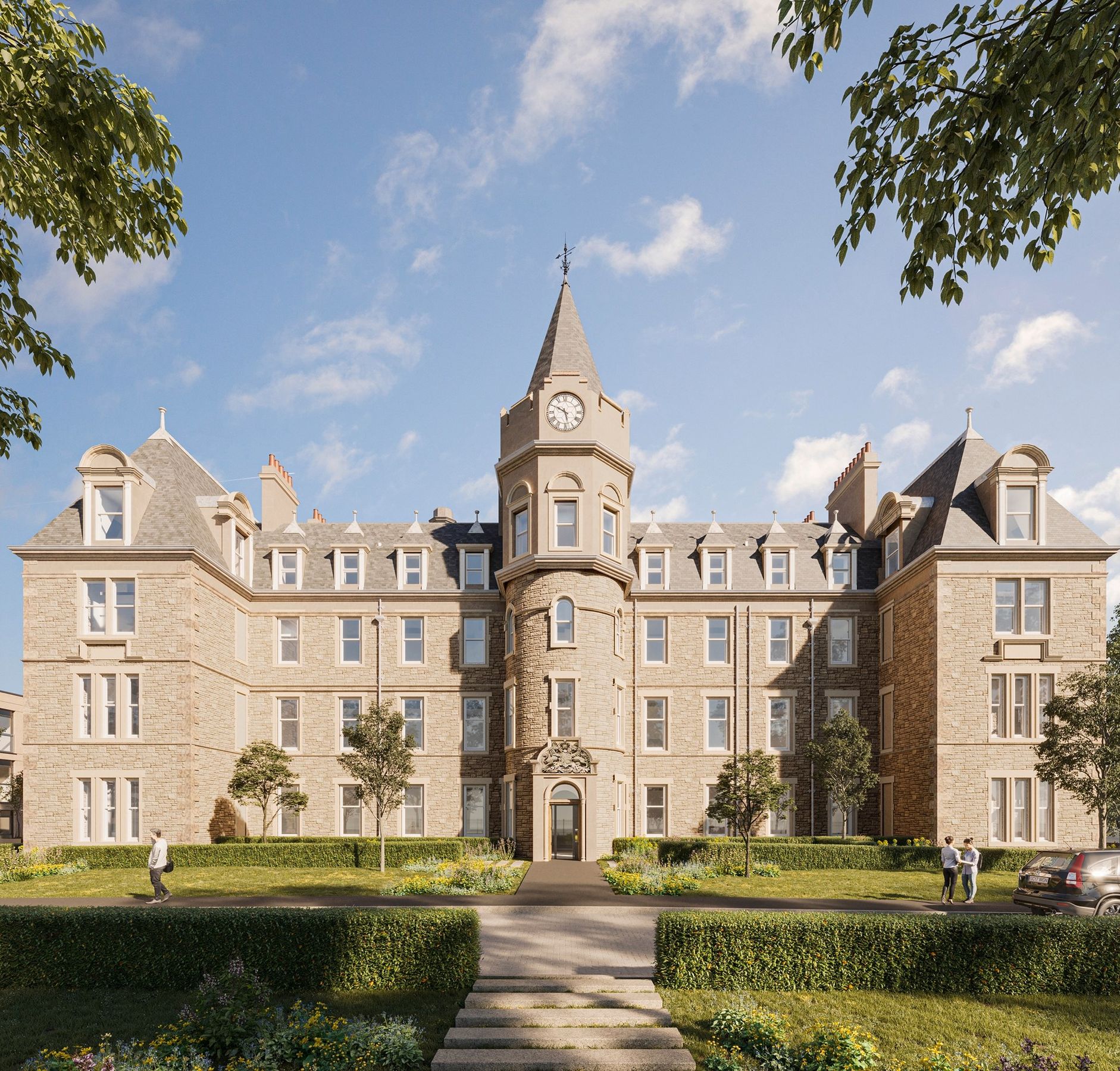 New home, 1 bed flat for sale in "The Clocktower Plot 14" at West