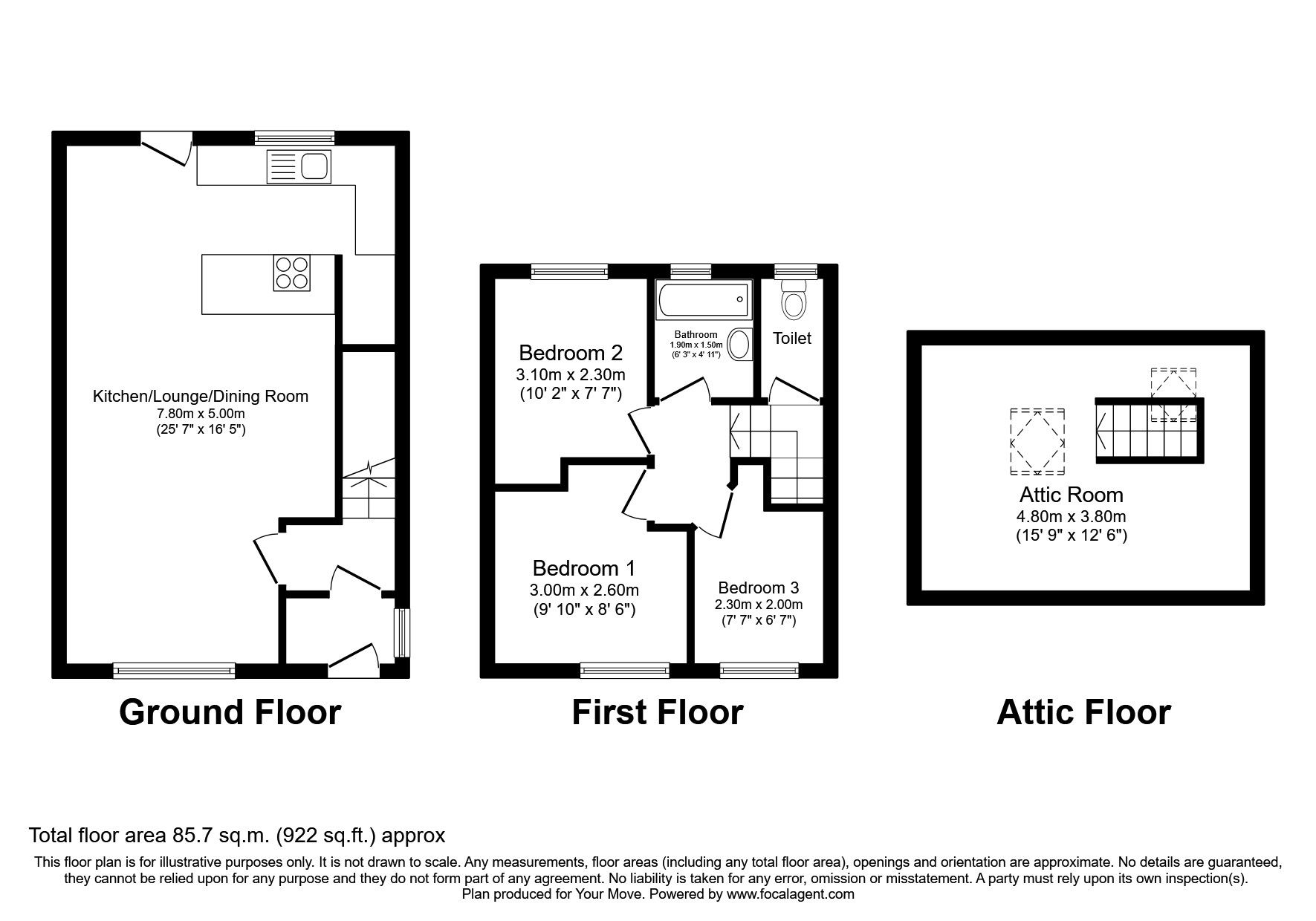 3 bed terraced house for sale in Manor Road, Bingley, West Yorkshire