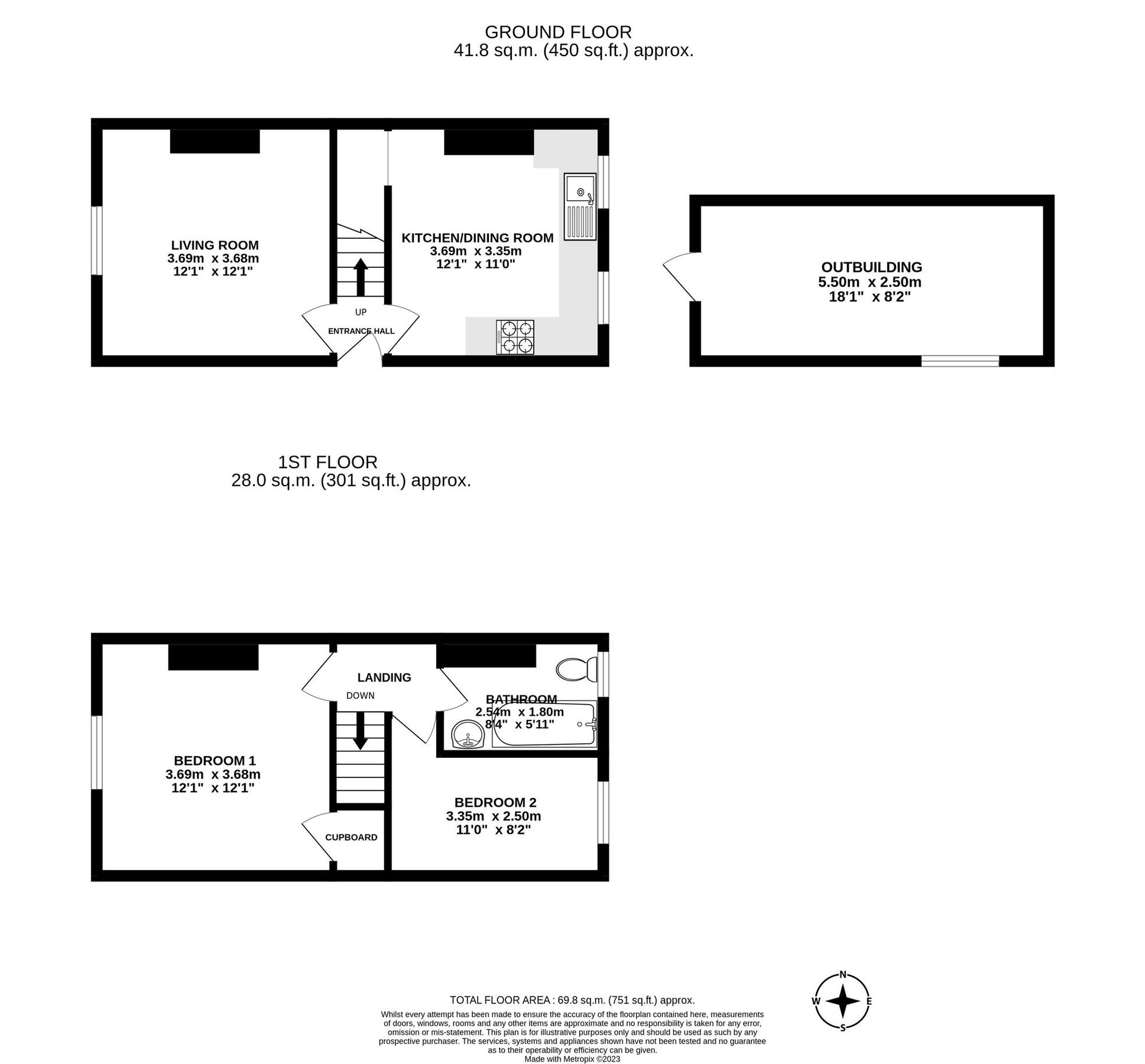 2 bed end terrace house for sale in West Street, Crawley RH11 Zoopla