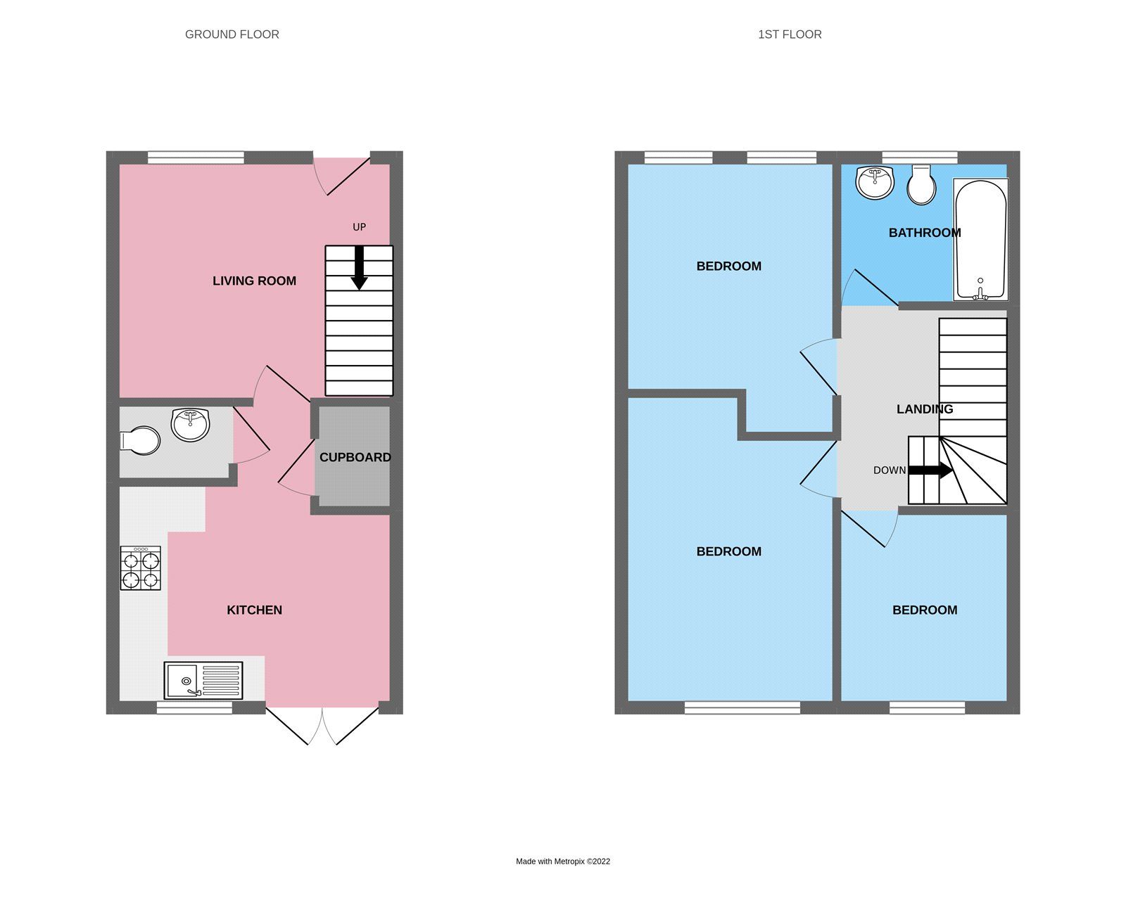 3 bed terraced house for sale in Millfield Place, Dorrington