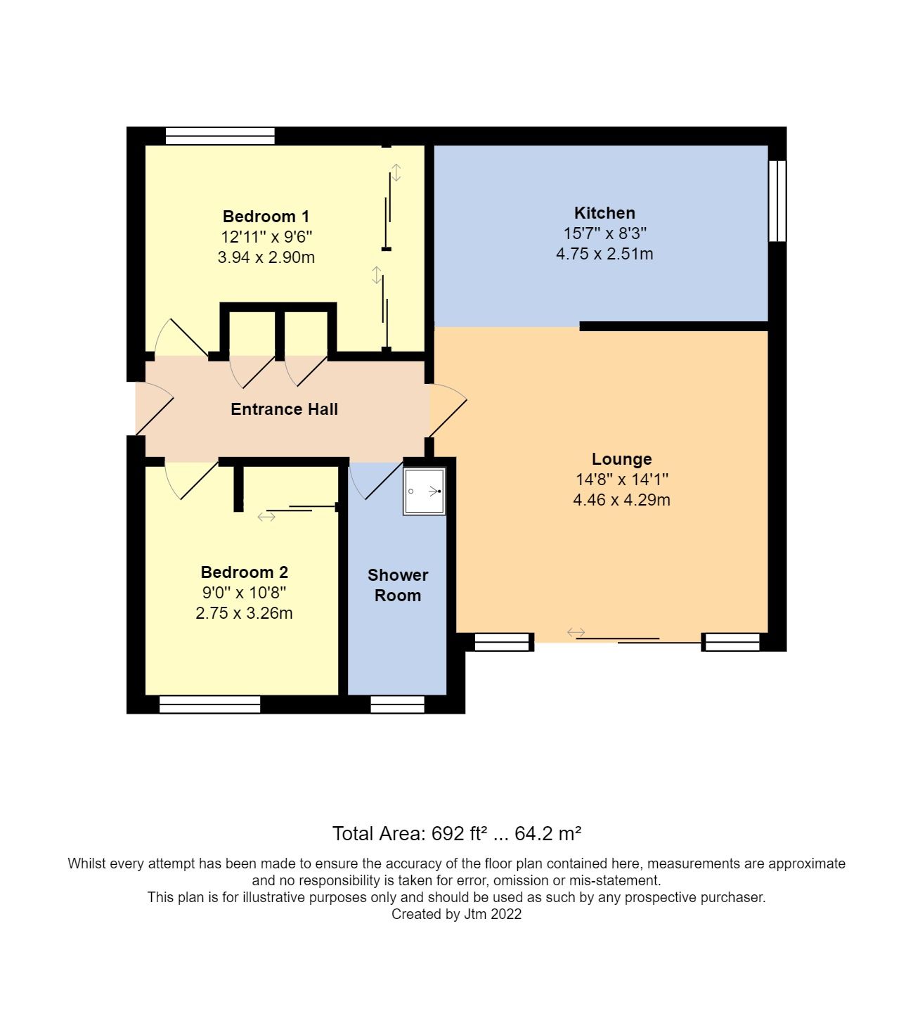 2 bed flat for sale in Chanctonbury Road, Rustington, Littlehampton