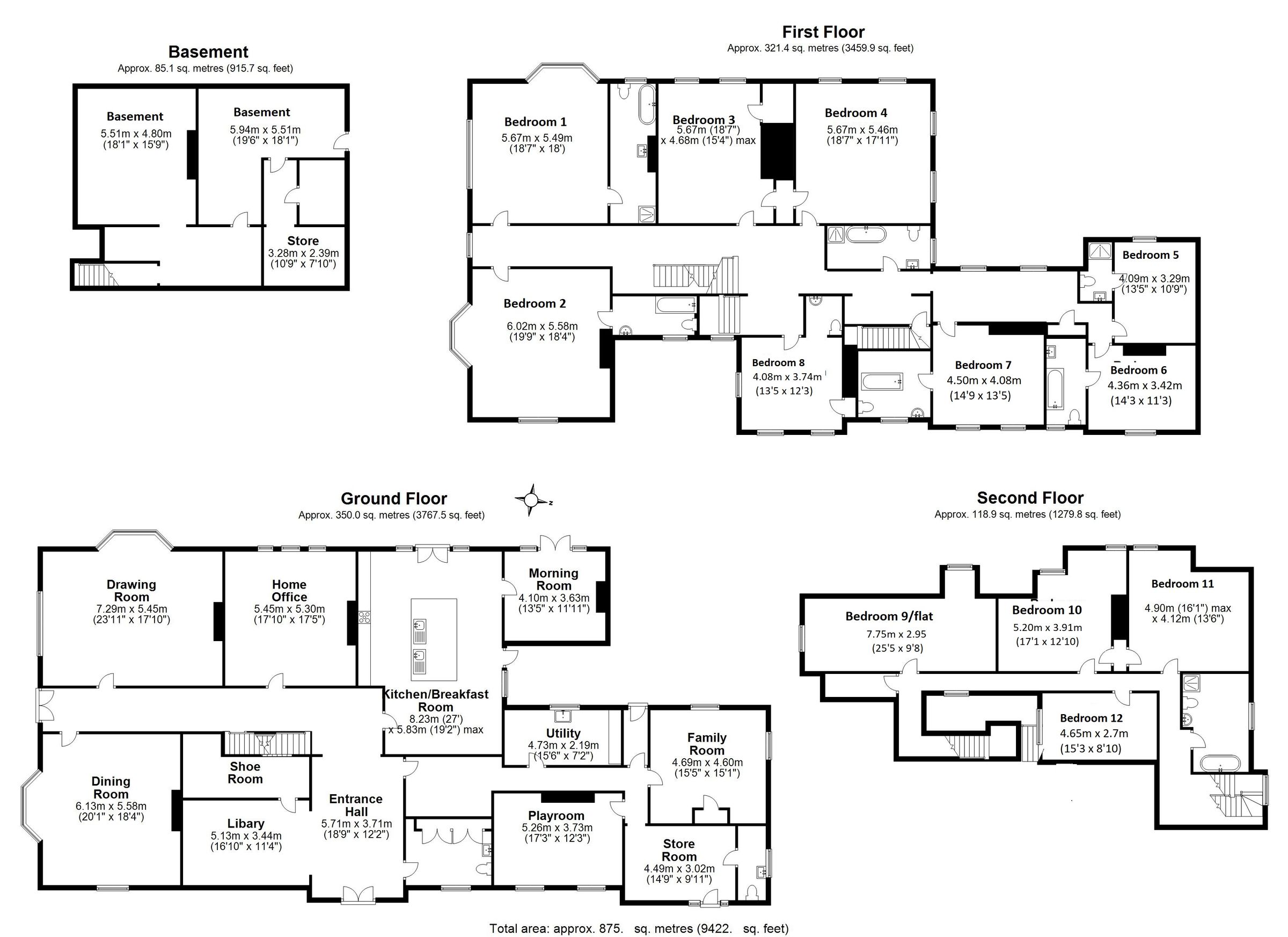 12 bed detached house for sale in Alsa Street, Stansted Mountfitchet