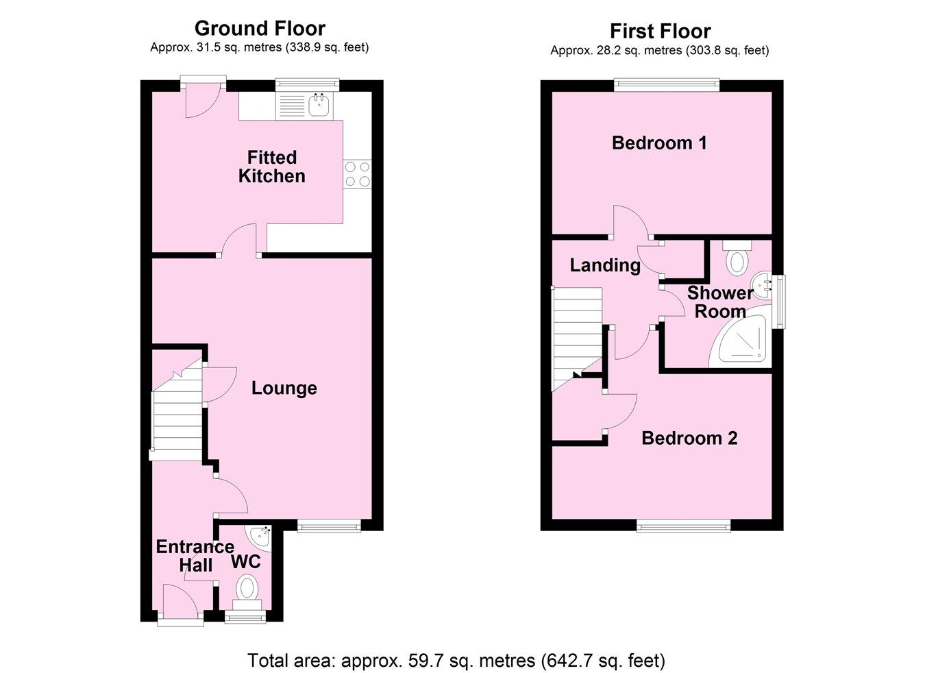 2 bed semidetached house for sale in Staples Drive, Coalville LE67