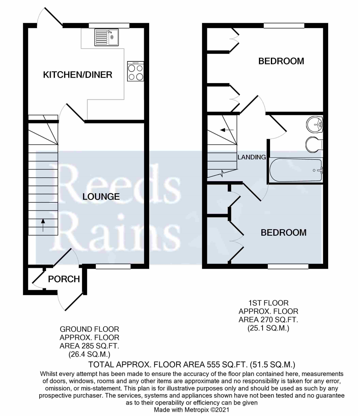 2 bed terraced house to rent in Marlowe Road, Larkfield, Aylesford