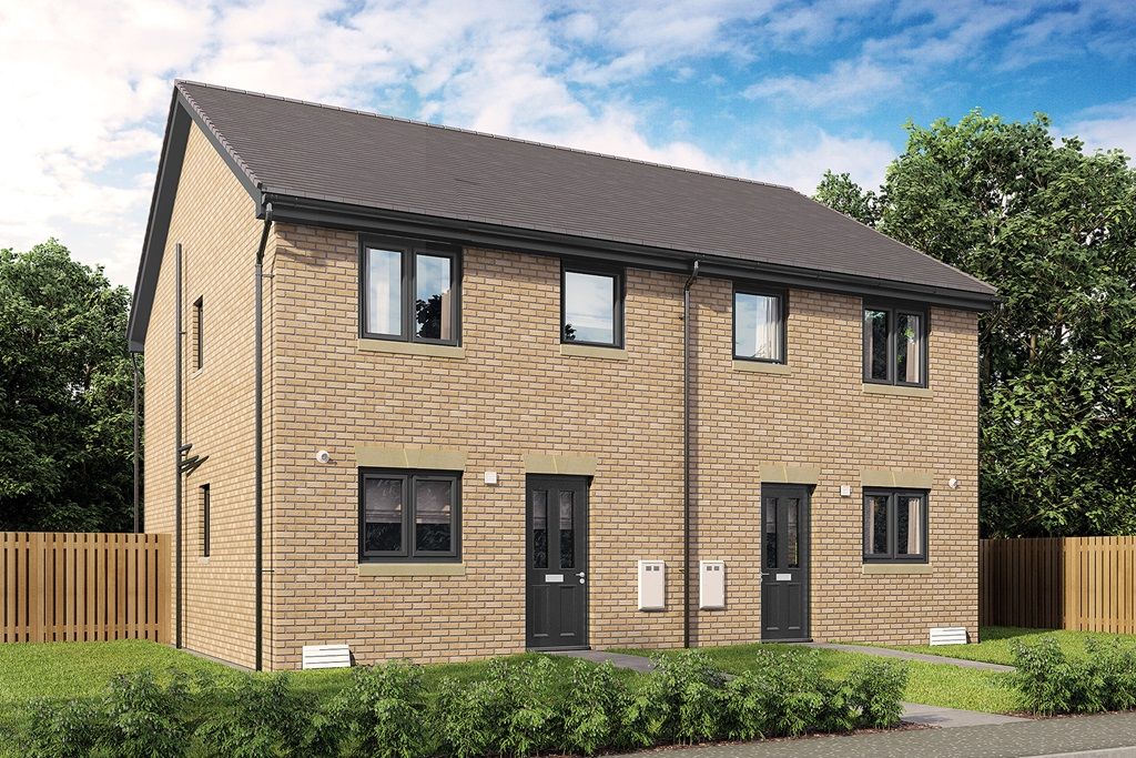 New home, 3 bed terraced house for sale in "The Bryce Plot 75" at Briggers Wynd, South