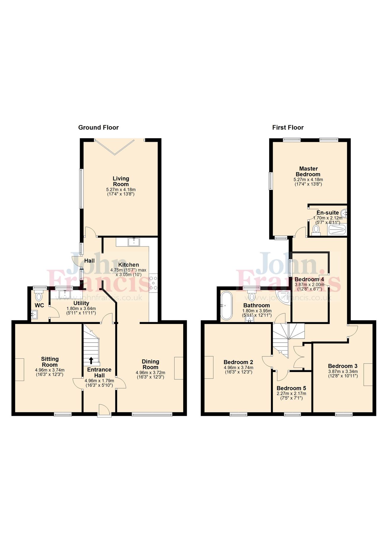 5 bed terraced house for sale in Water Street, Carmarthen