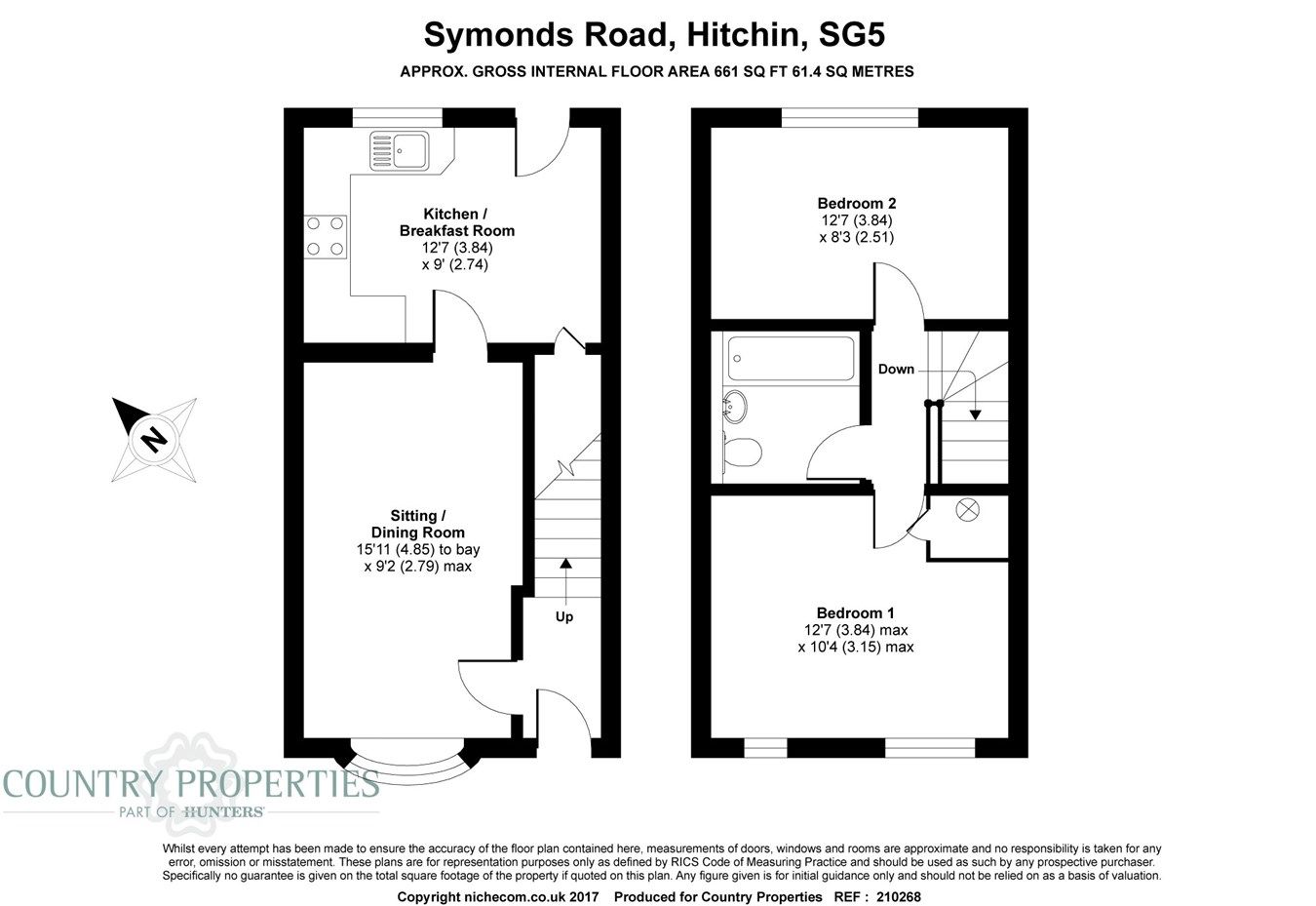 2 bed terraced house for sale in Symonds Road, Hitchin SG5 Zoopla