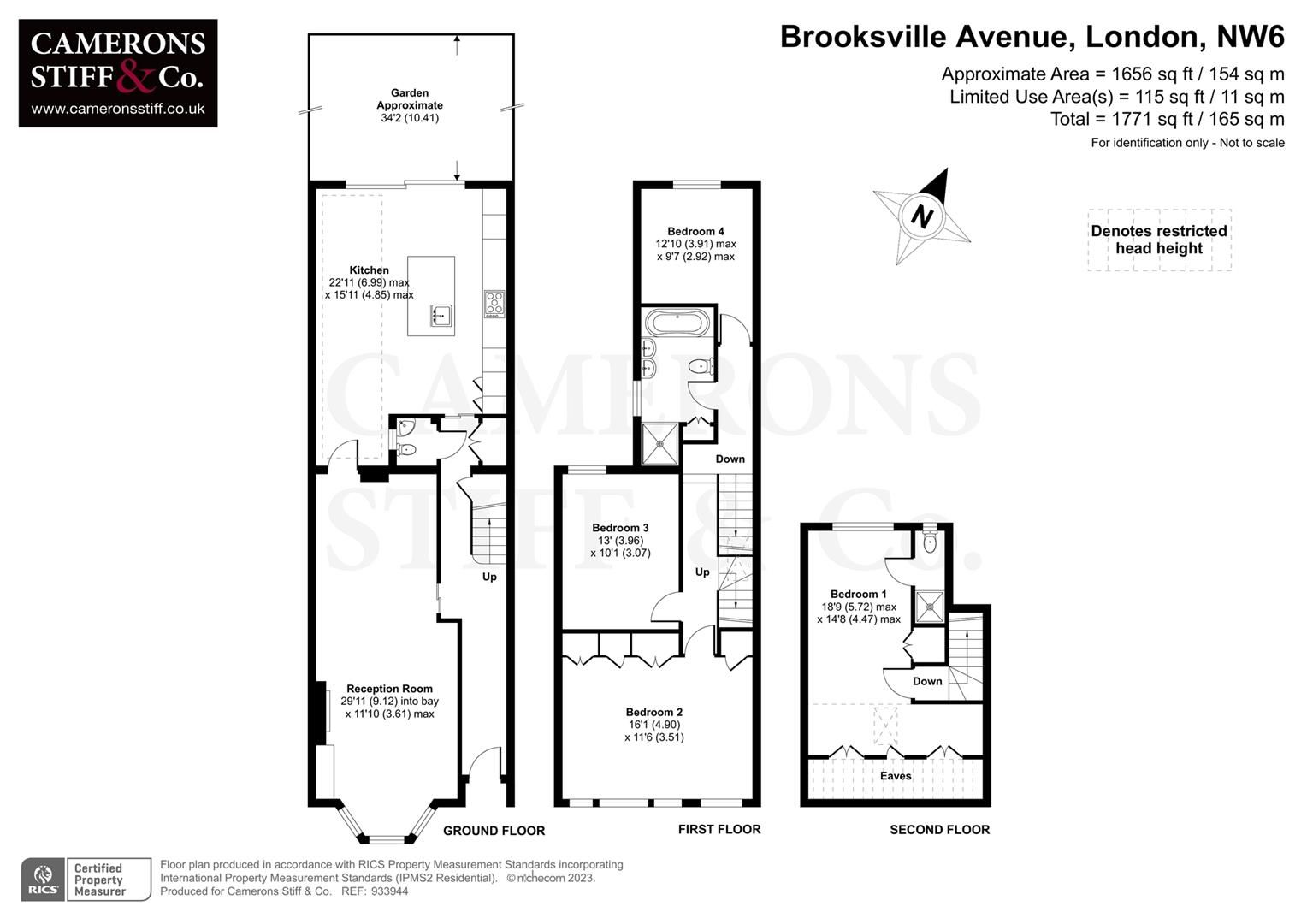 4 bed terraced house for sale in Brooksville Avenue, London NW6 Zoopla