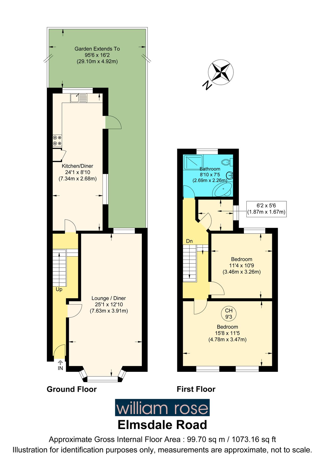 2 bed terraced house for sale in Elmsdale Road, Walthamstow, London E17