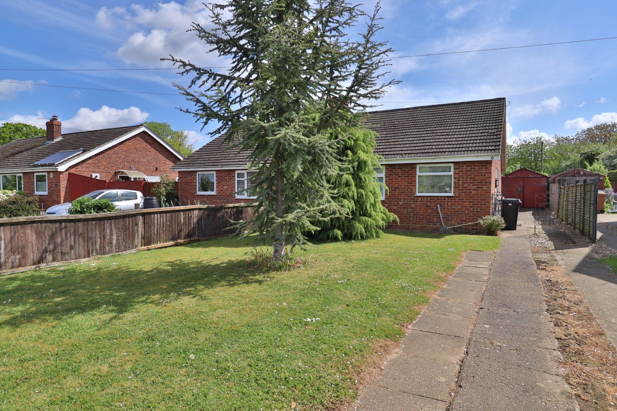 2 bed semidetached bungalow for sale in Farrow Close, Great Moulton