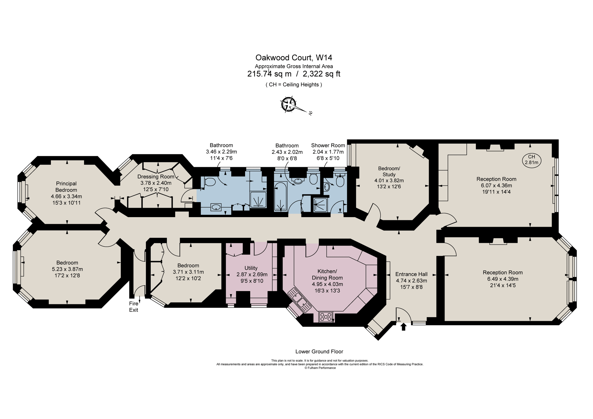 3 bed flat for sale in Oakwood Court, London W14 Zoopla