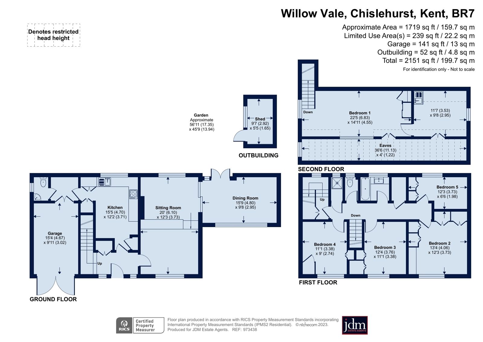 5 bed detached house for sale in Willow Vale, Chislehurst, Kent BR7