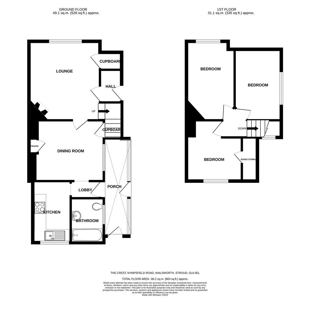 3 bed cottage for sale in Nympsfield Road, Forest Green, Nailsworth GL6
