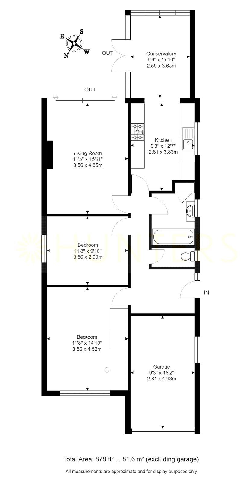 2 bed bungalow for sale in Dunstall Avenue, Burgess Hill, West Sussex