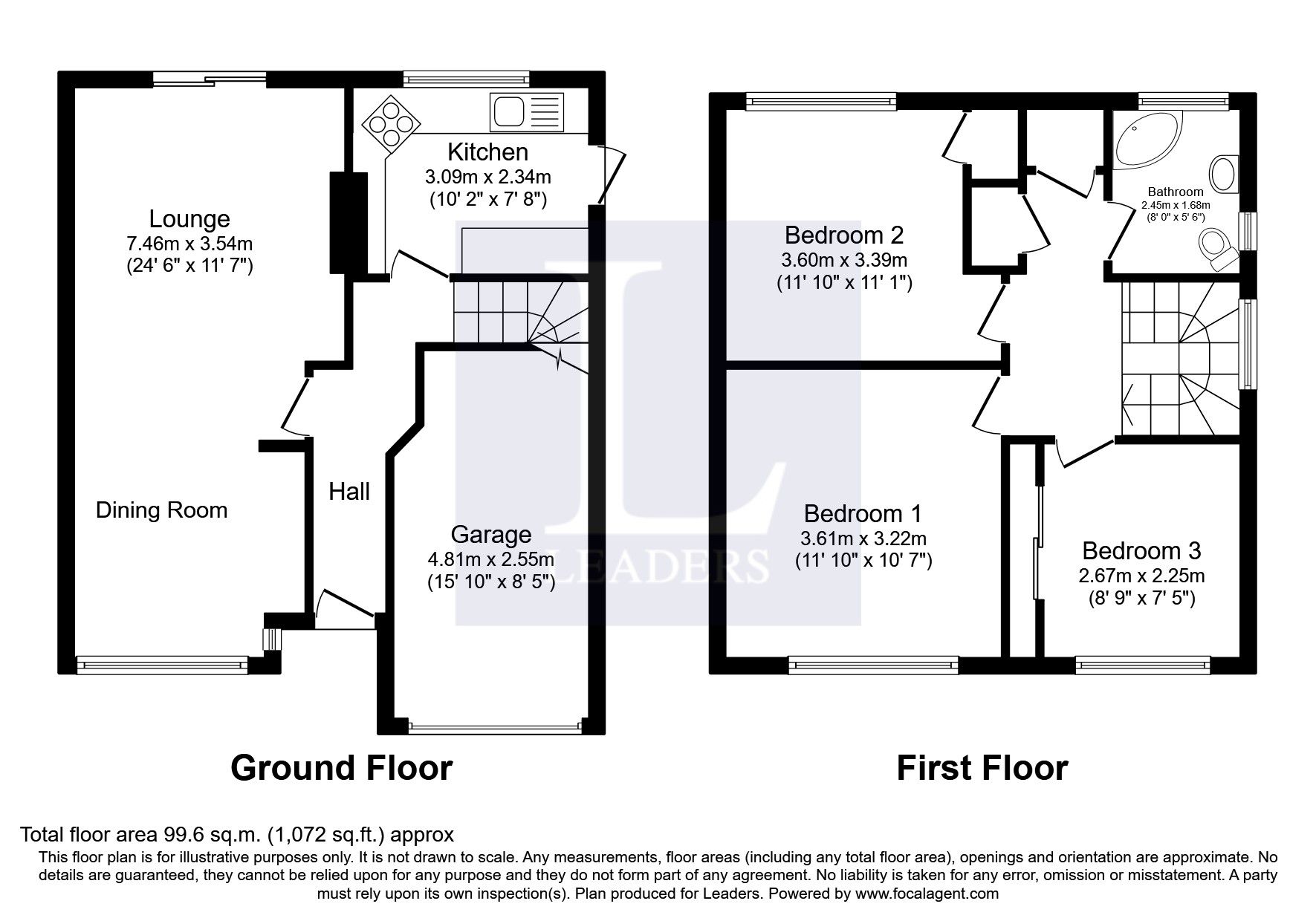 3 bed semidetached house to rent in Millfield, Southwater, Horsham