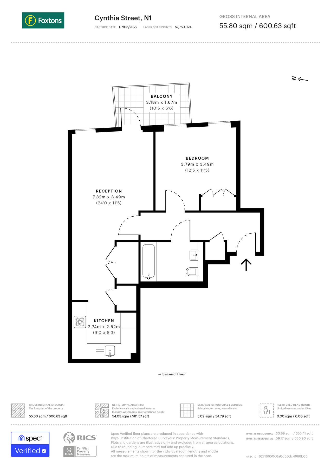 1 bed flat for sale in Cynthia Street, Islington, London N1 Zoopla