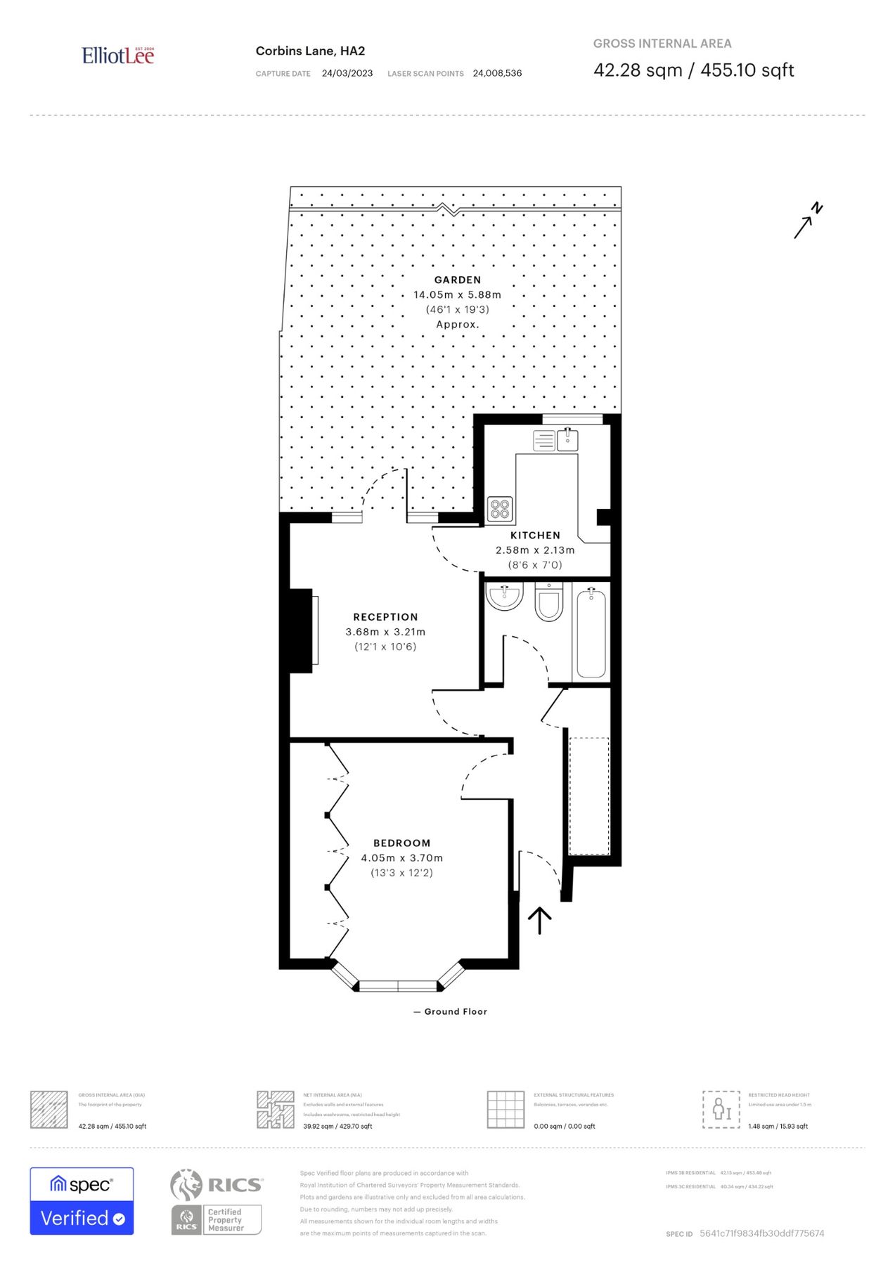 1 bed for sale in Corbins Lane, South Harrow, Harrow HA2