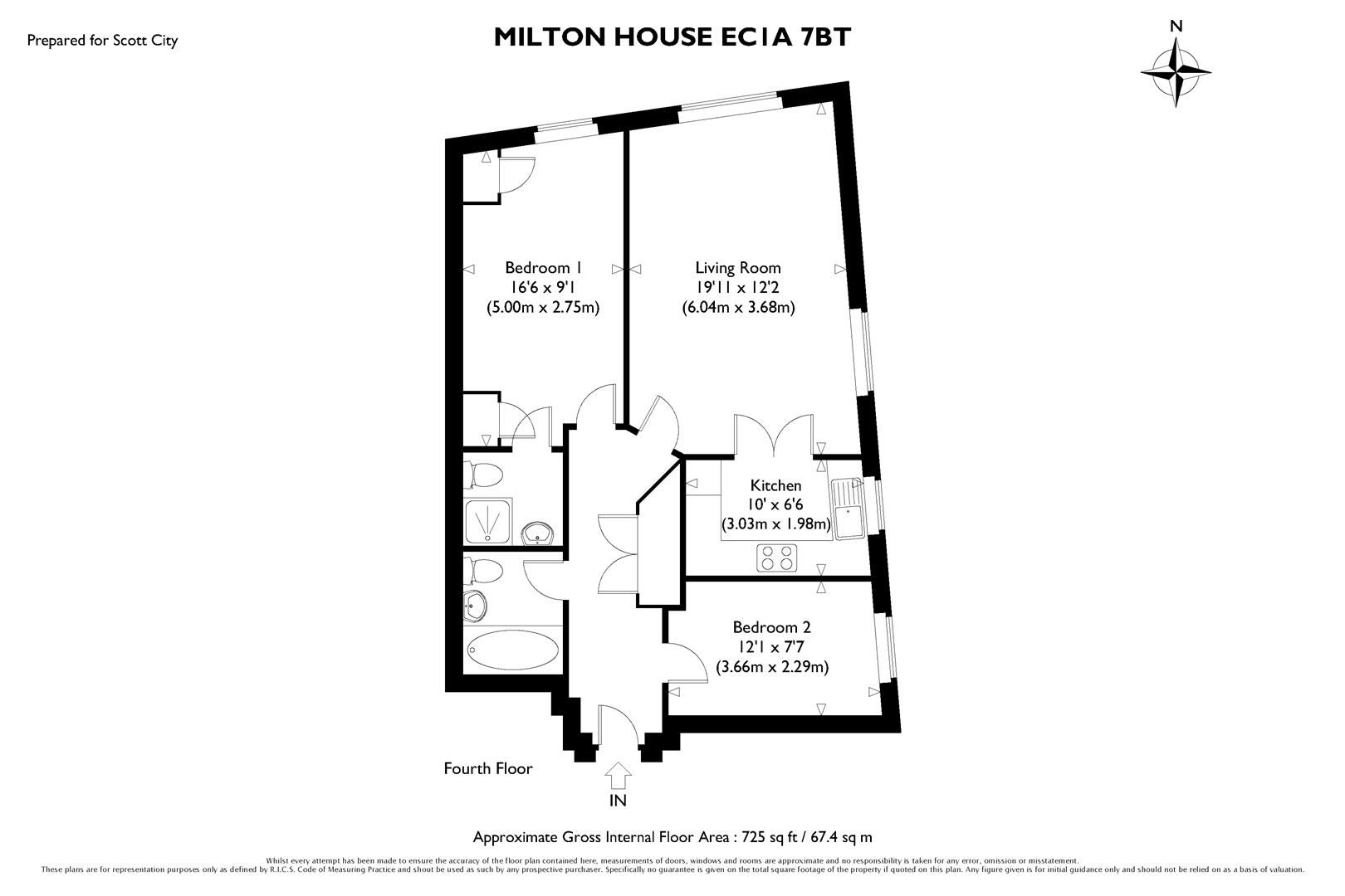 2 bed flat for sale in Milton House, Little Britain, London EC1A Zoopla