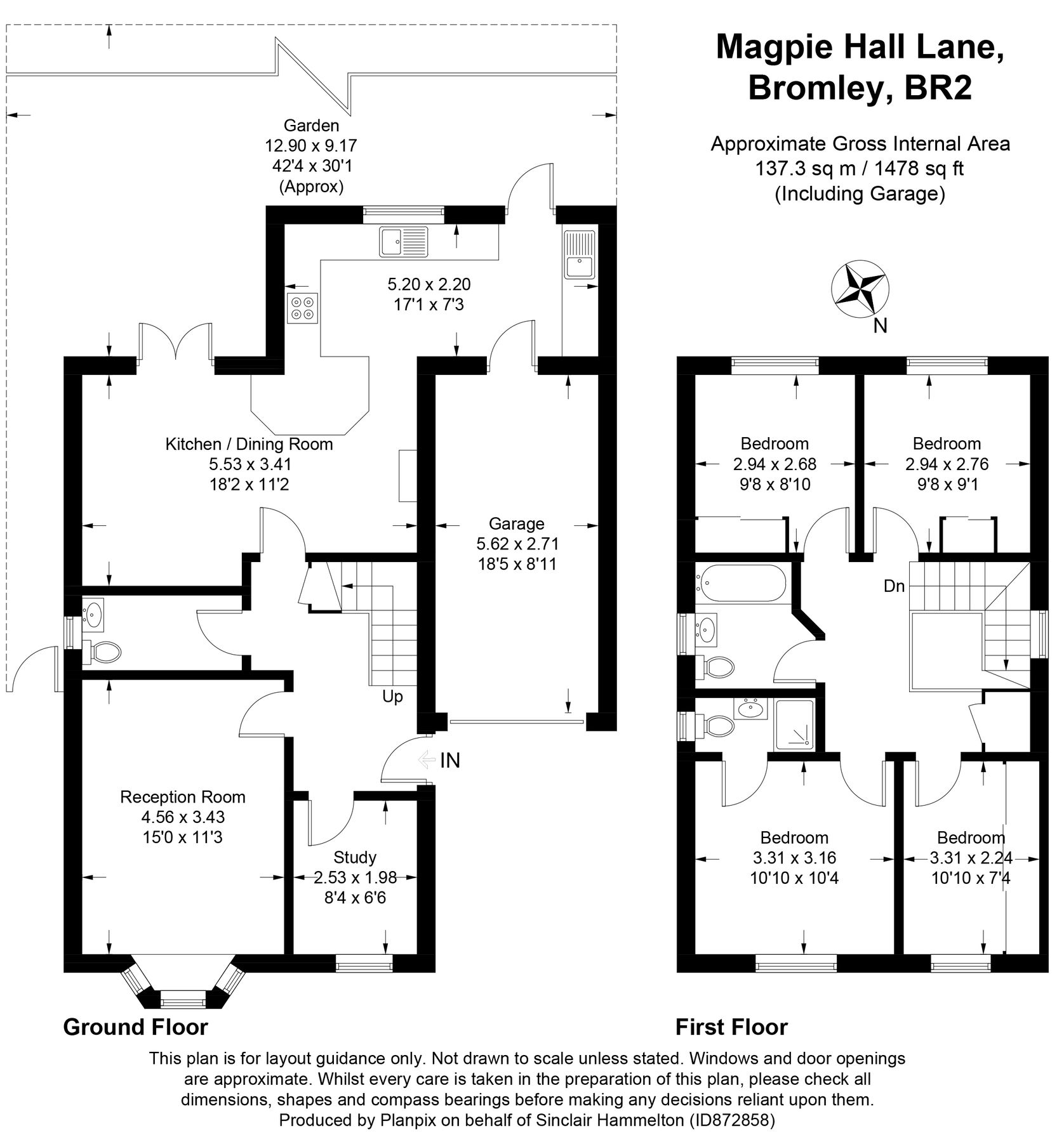 4 bed detached house for sale in Magpie Hall Lane, Bromley, Kent BR2
