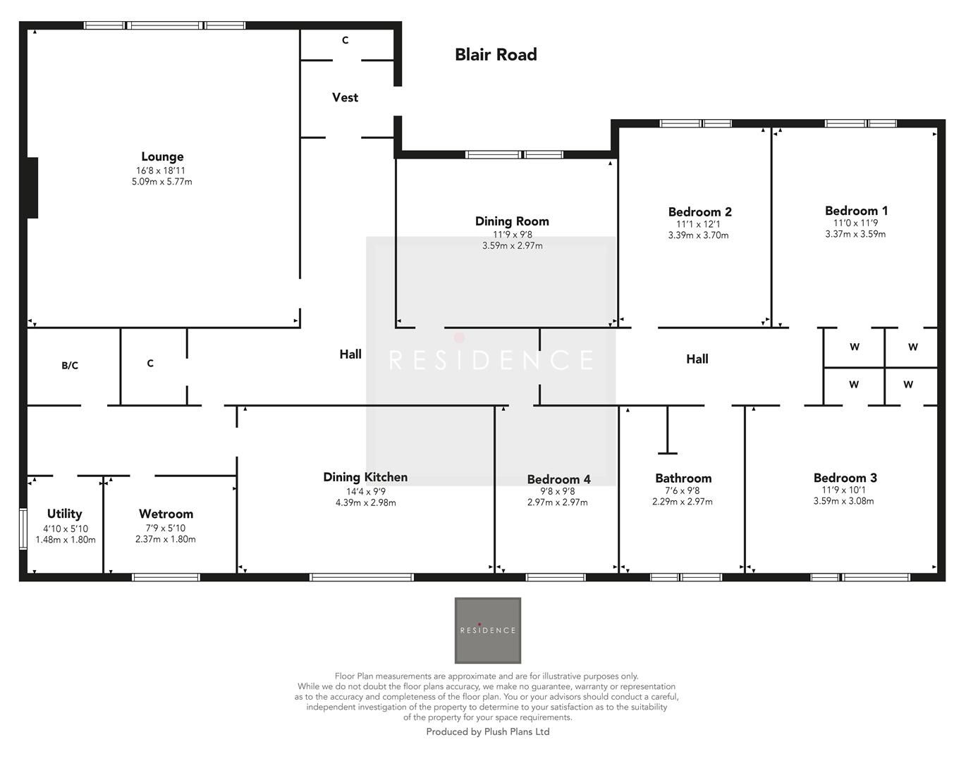 4 bed detached bungalow for sale in Blair Road, Crossford, Carluke ML8