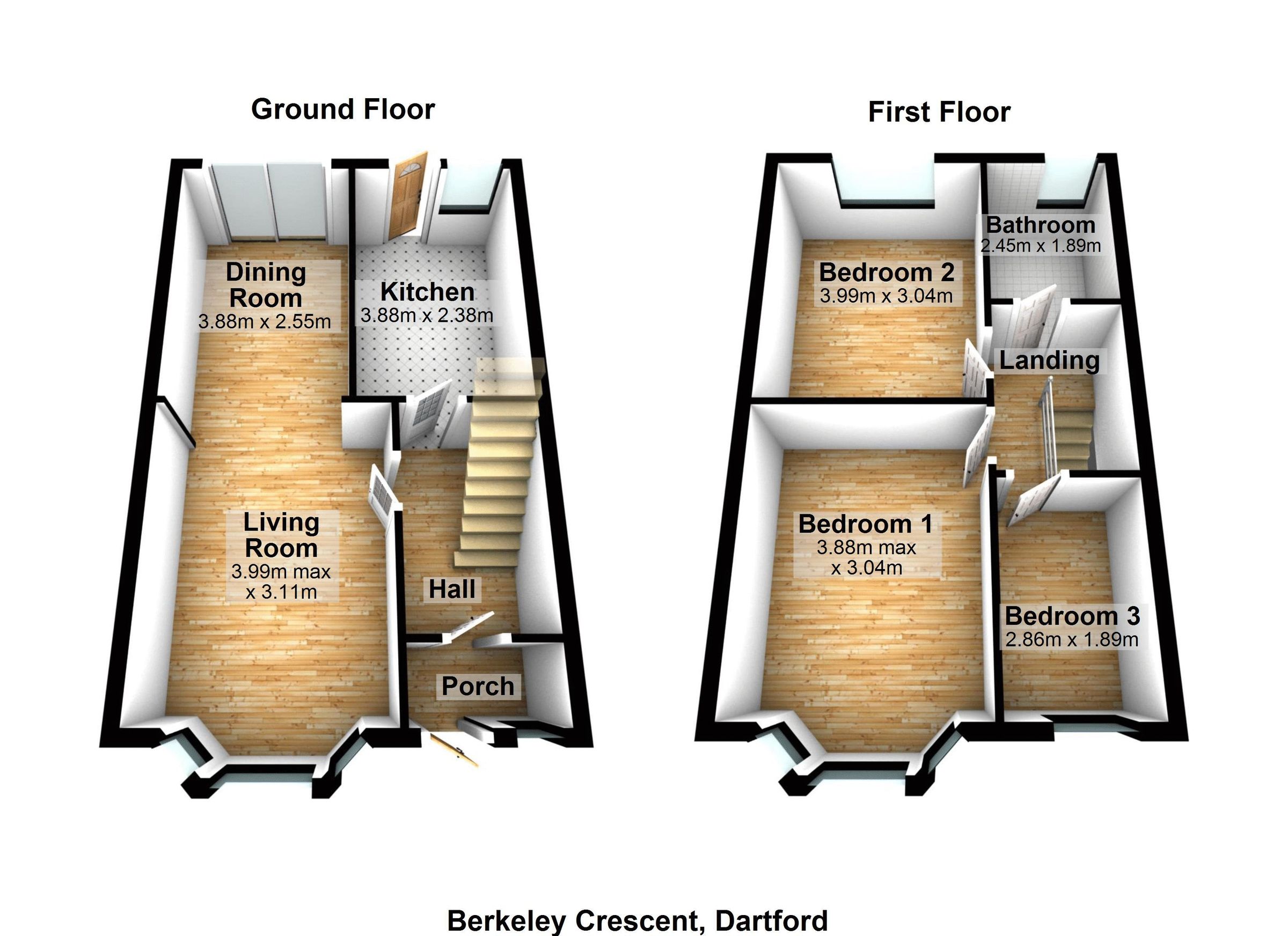 3 bed terraced house for sale in Berkeley Crescent, Dartford DA1 Zoopla