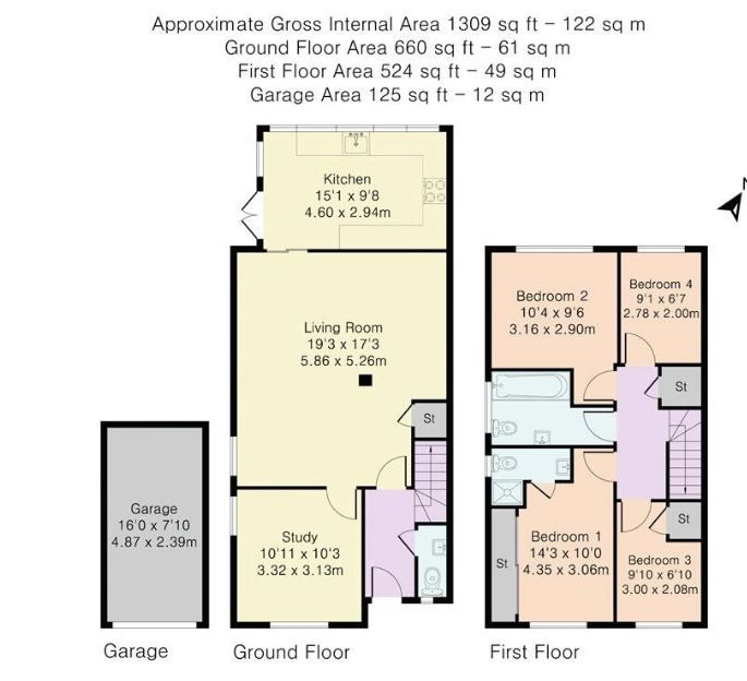 4 bed semidetached house for sale in Park Avenue, Egham TW20 Zoopla