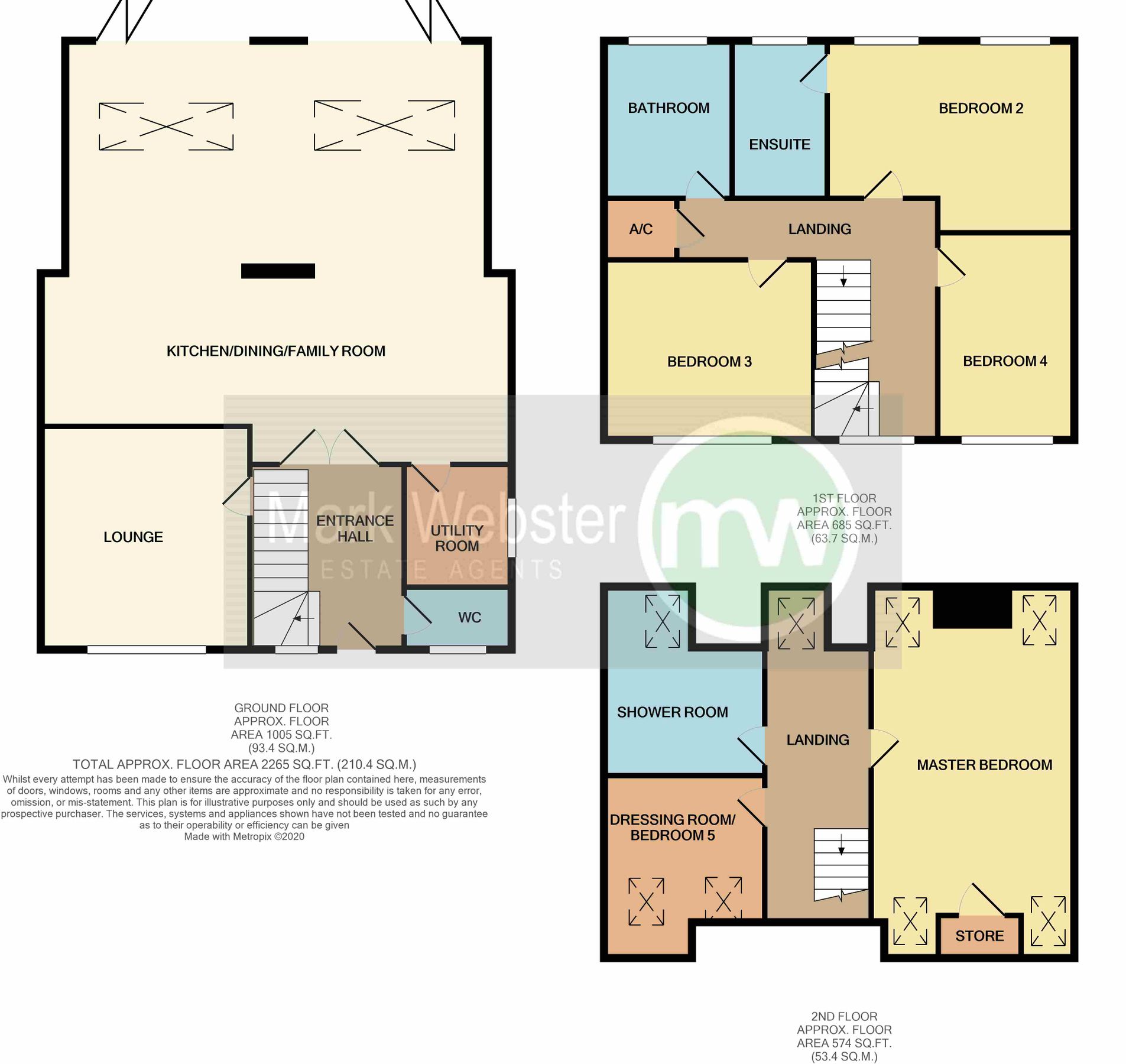 5 bed detached house for sale in Ratcliffe Road, Witherley, Atherstone