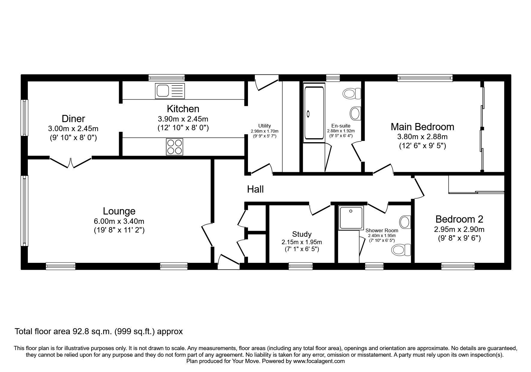 2 bed mobile/park home for sale in Gattington Park, Hawthorn Hill