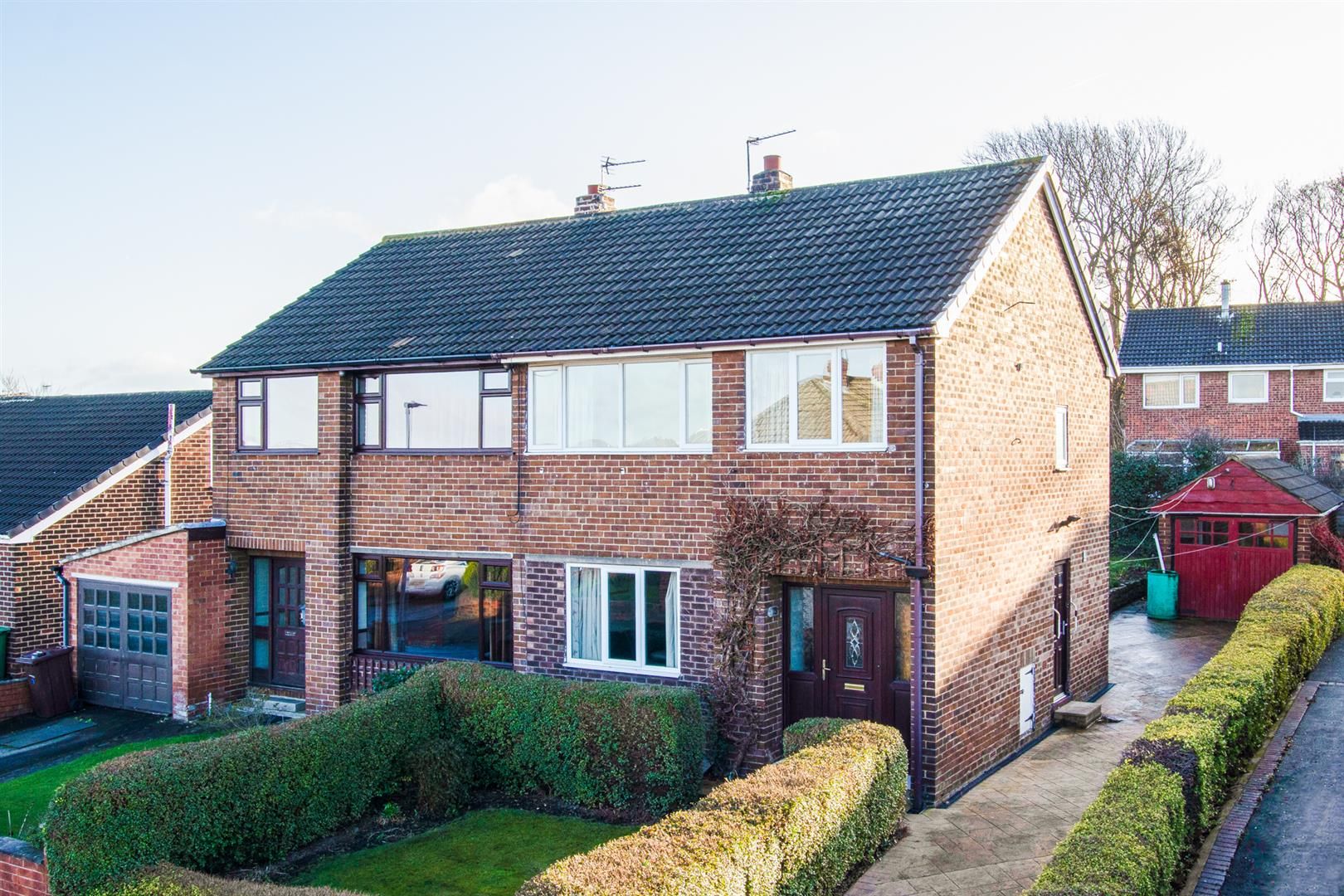 3 bed semidetached house for sale in The Close, Durkar, Wakefield WF4