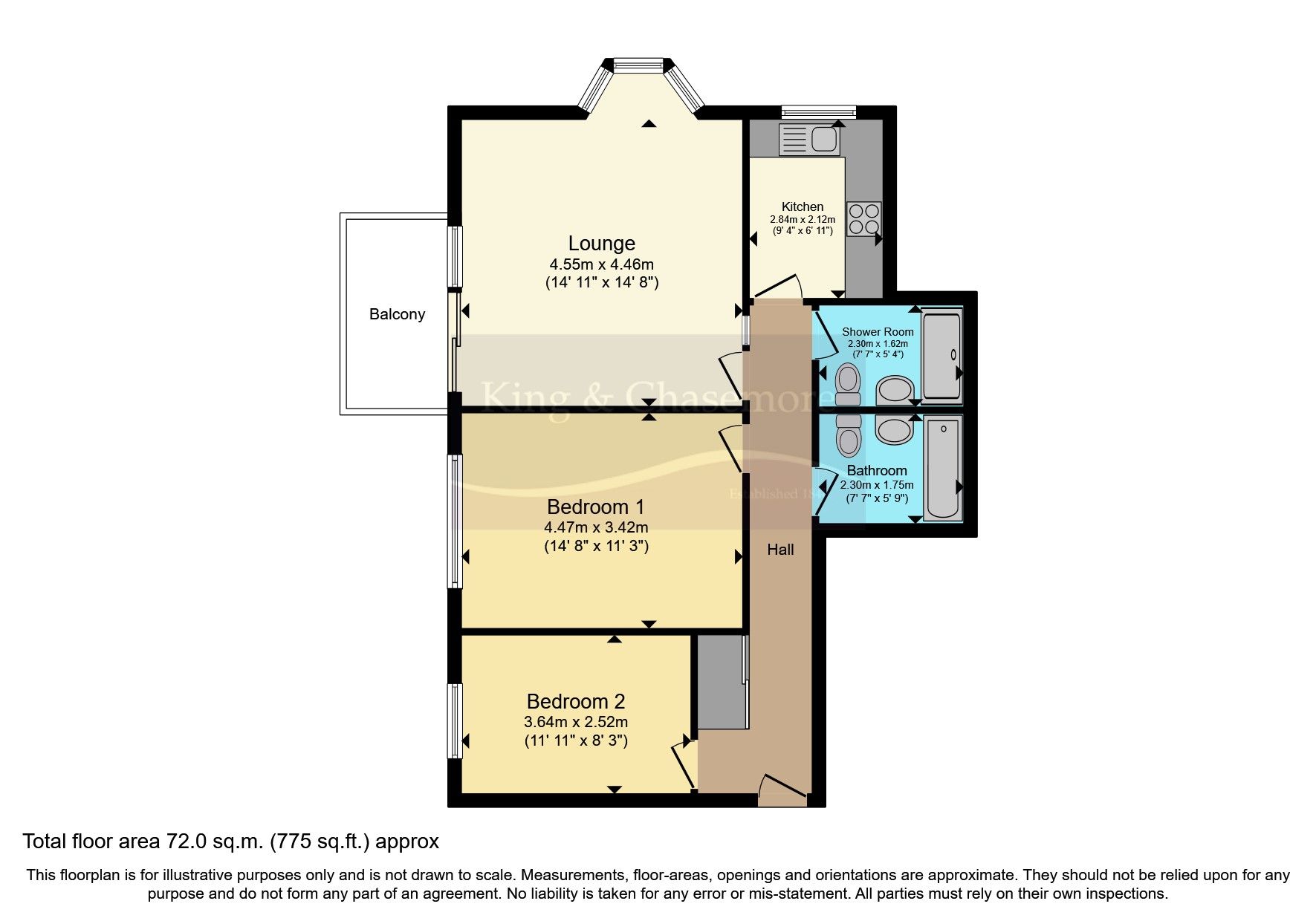 2 bed flat for sale in Wellingtonia Court, Laine Close, Brighton, East