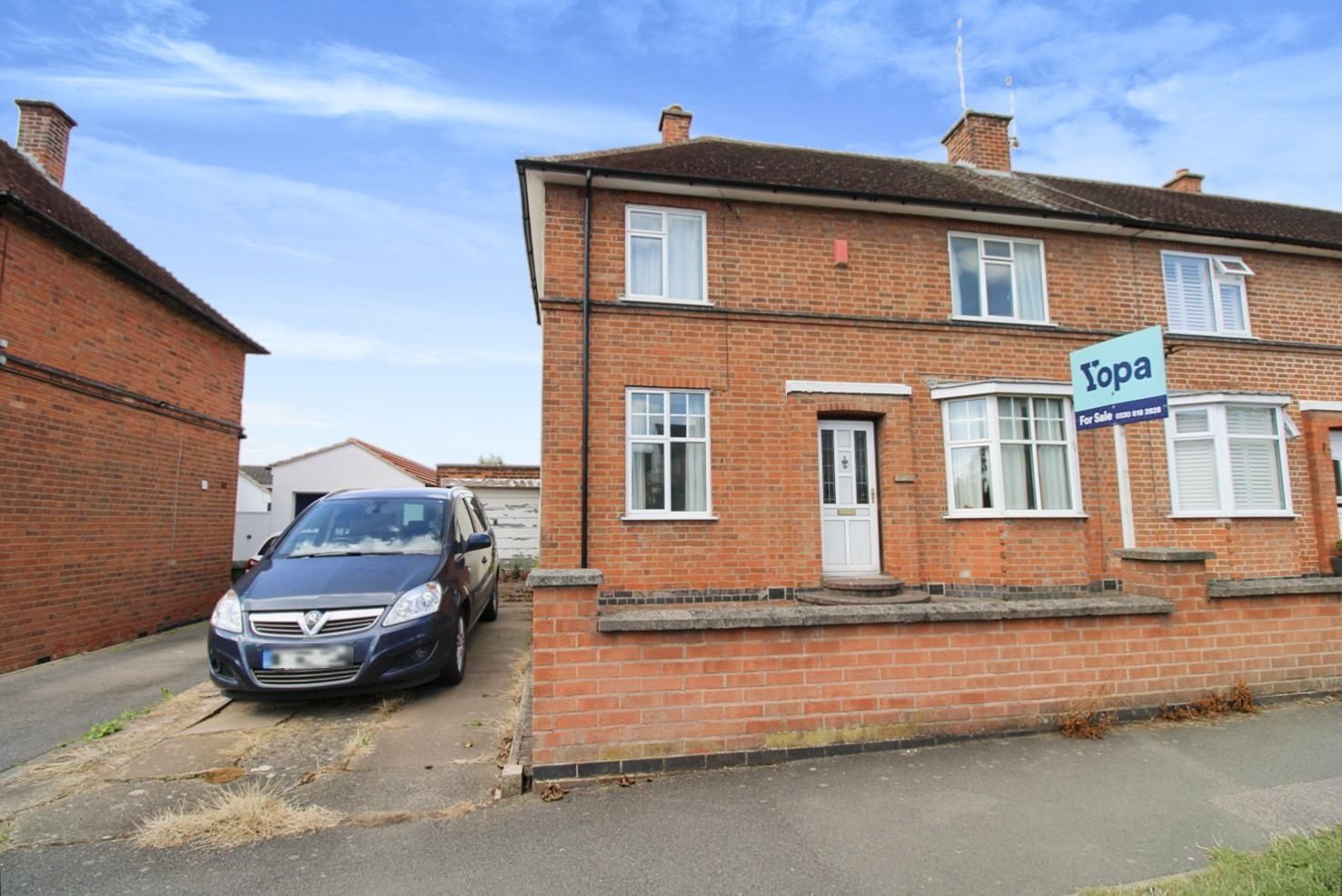 3 bed end terrace house for sale in Mitchell Road, Enderby, Leicester