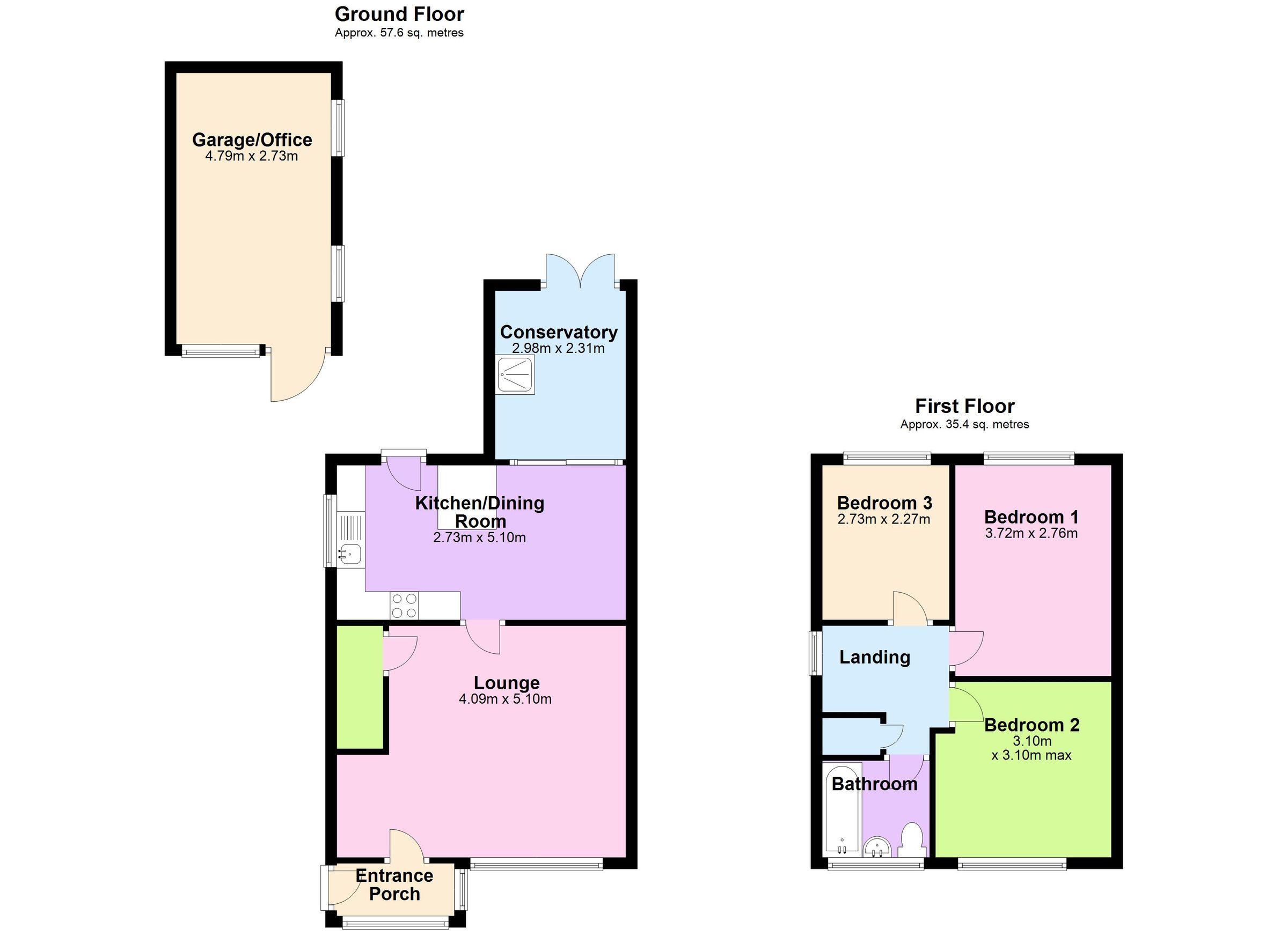 3 bed semidetached house for sale in Metcalfe Avenue, Killamarsh