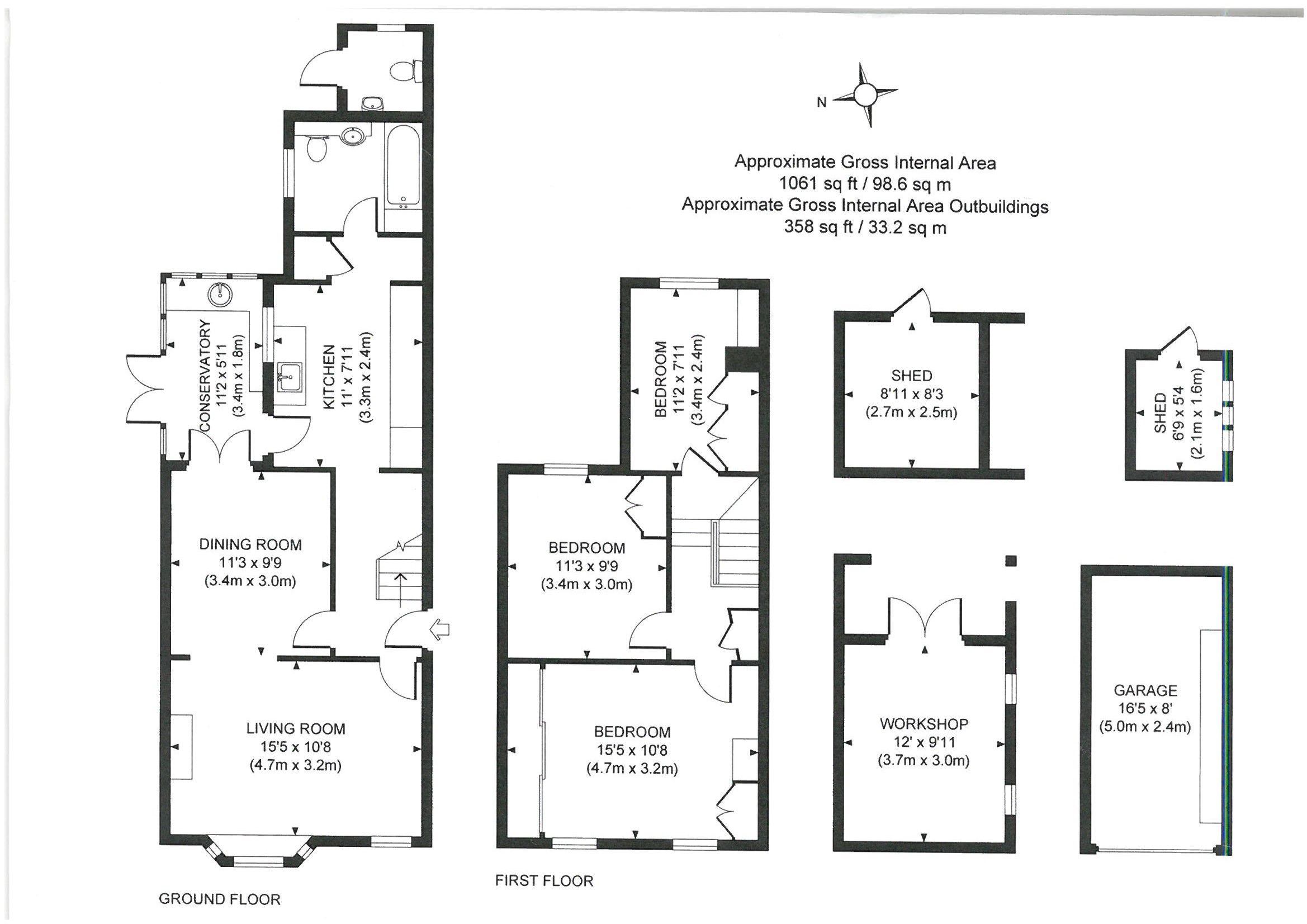 3 bed semidetached house for sale in Pennypot Lane, Chobham, Woking