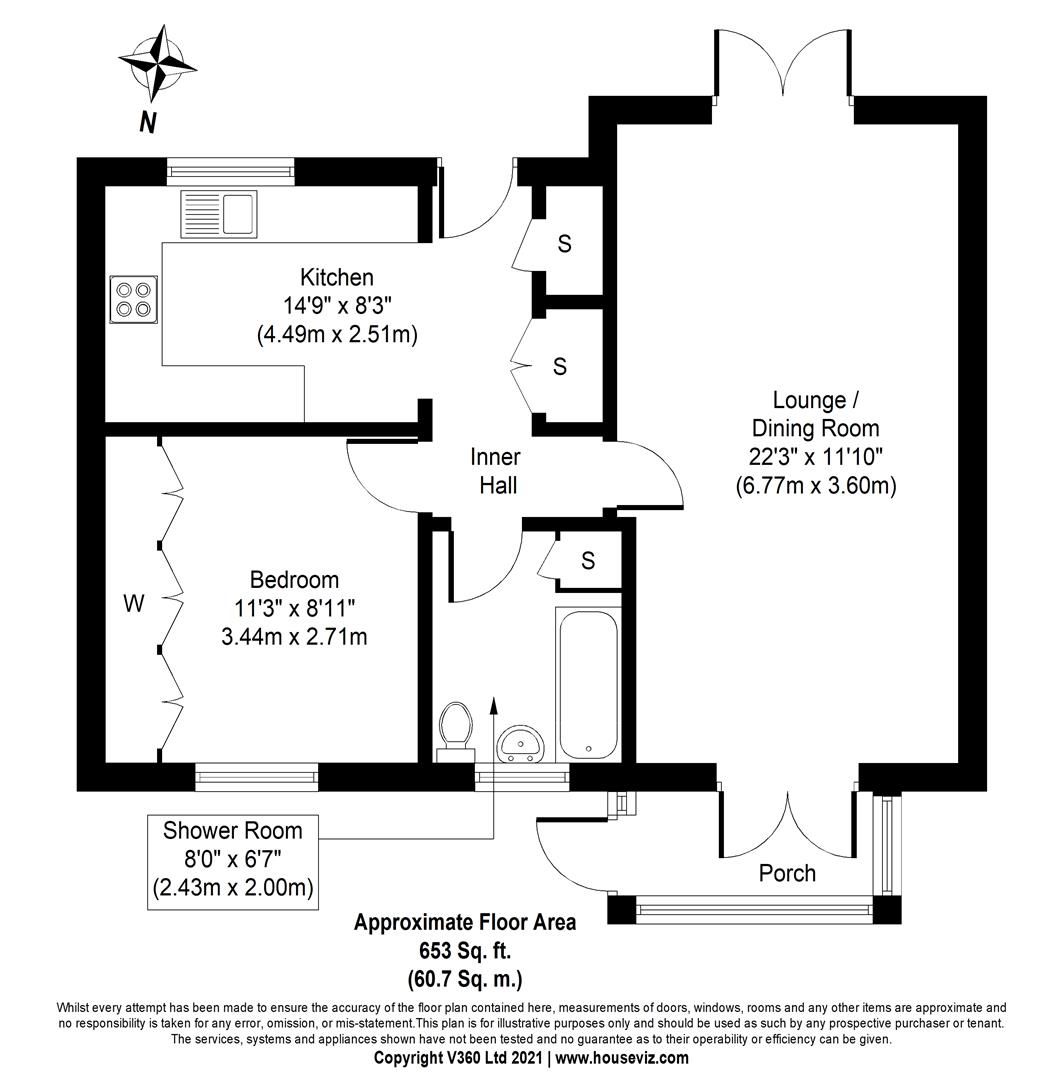 1 bed detached bungalow for sale in The Charters, Barlby, Selby YO8