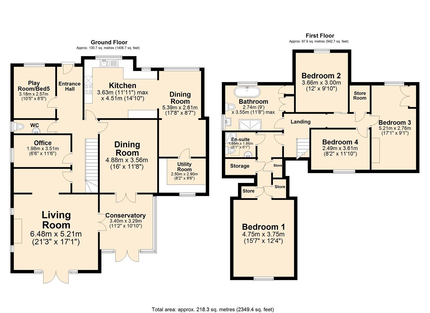 5 bed detached house for sale in The Brambles, Ashover Road, Old Tupton