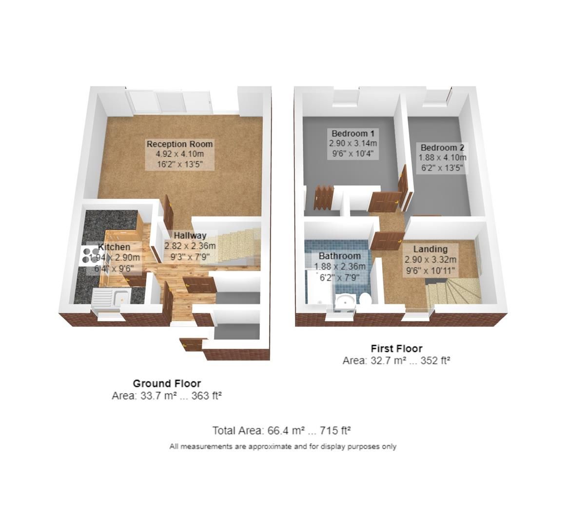 2 bed terraced house for sale in Manor Way, Croxley Green