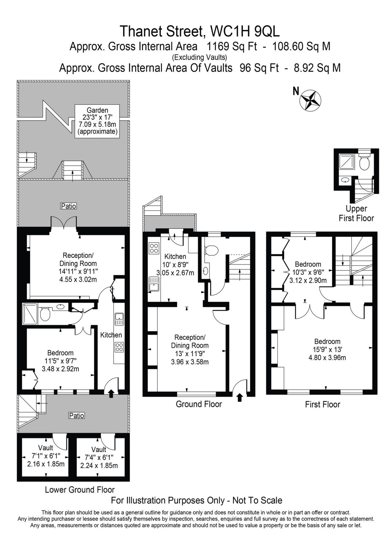 3 bed town house for sale in Street, London WC1H Zoopla