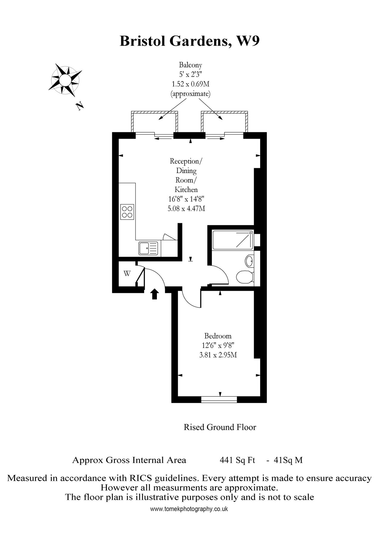 1 bed flat to rent in Bristol Gardens, Little Venice W9 Zoopla