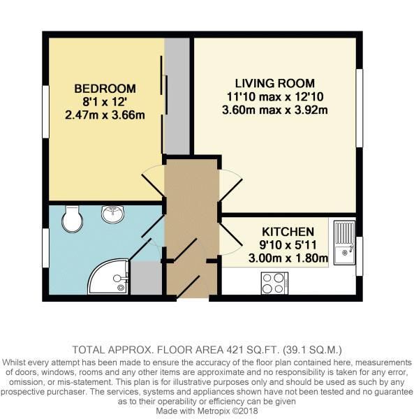 1 bed terraced house for sale in Nelson Street, Buckingham