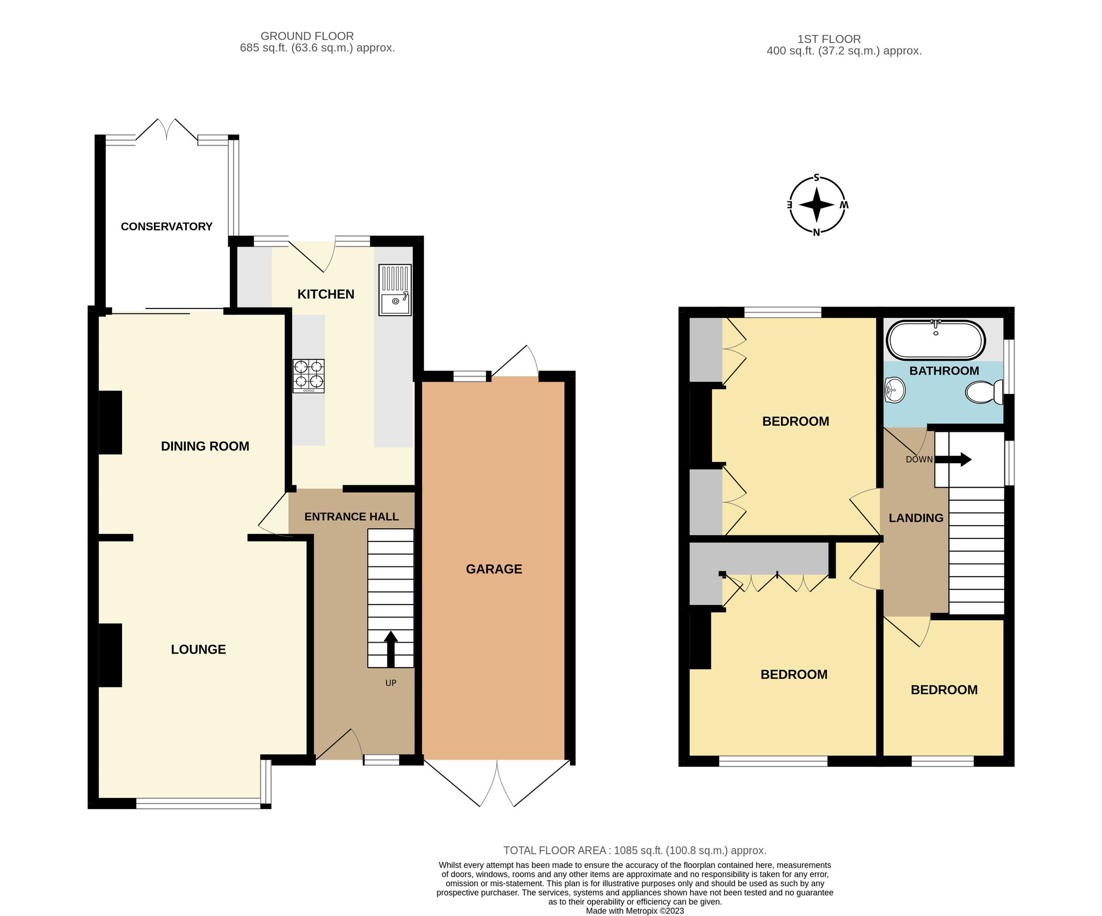 3 bed semidetached house for sale in Marion Crescent, Orpington BR5