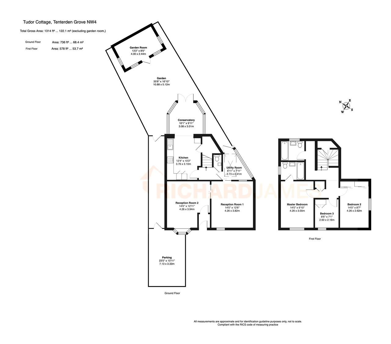 3 bed cottage for sale in Tenterden Grove, London NW4 Zoopla