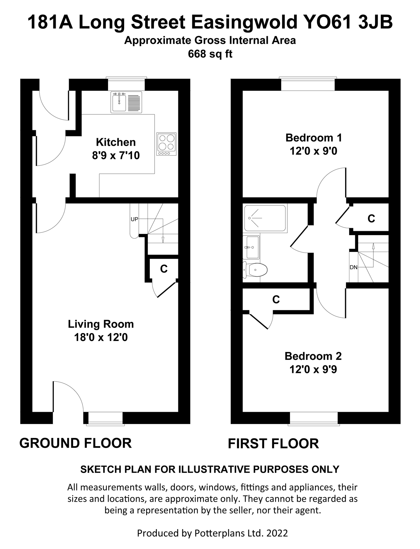 2 bed terraced house to rent in Long Street, Easingwold, York YO61 Zoopla