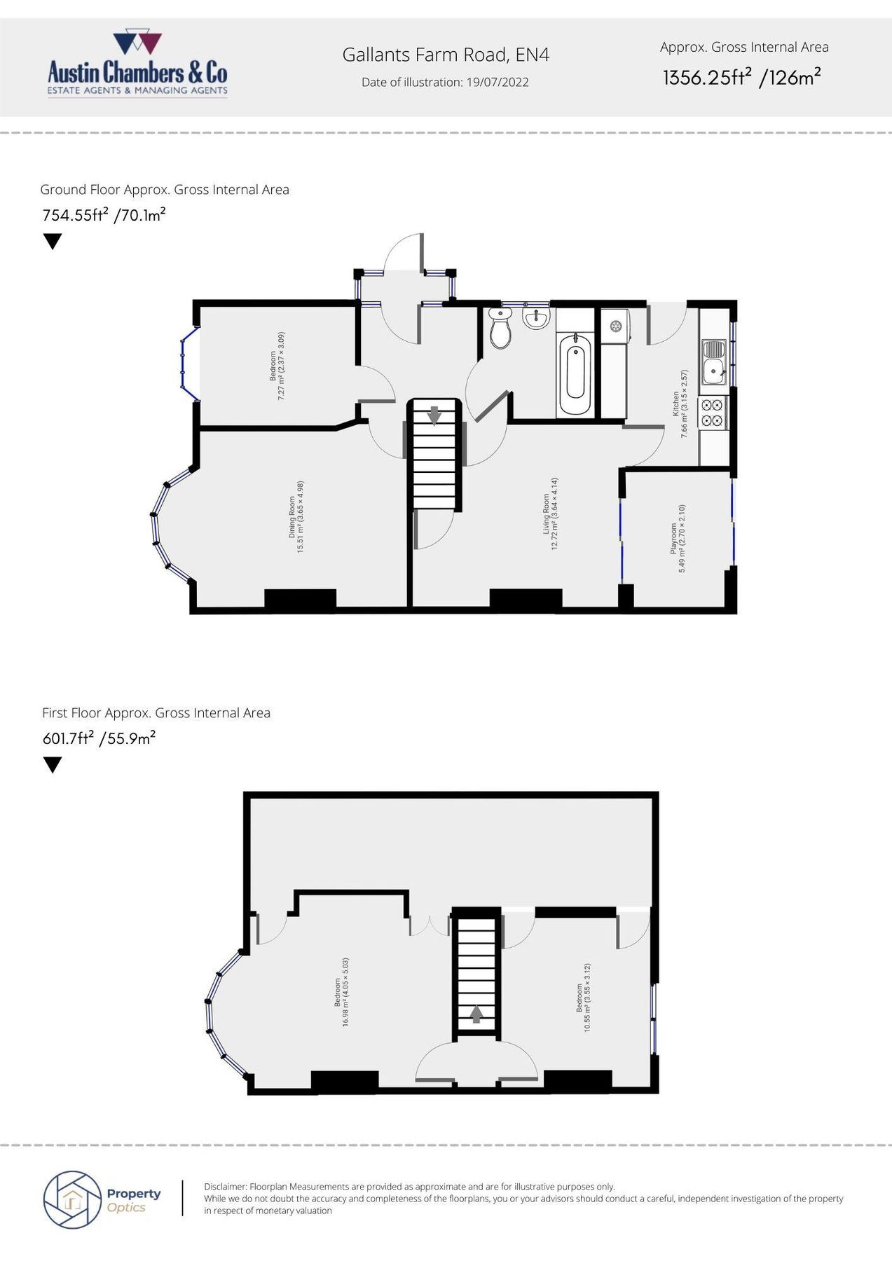 3 bed semidetached house for sale in Gallants Farm Road, EN4