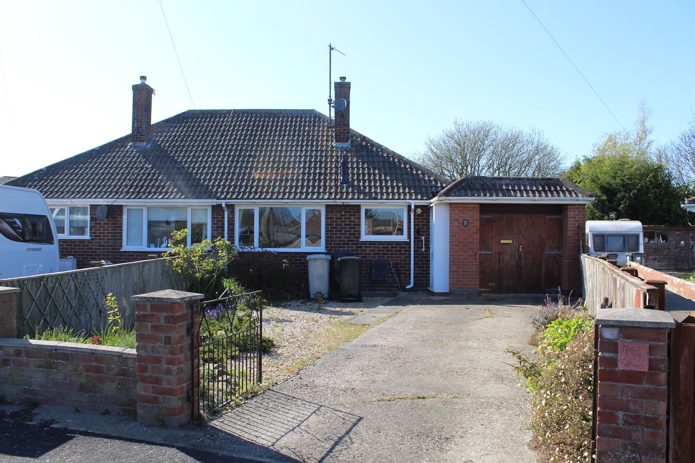 2 bed semidetached bungalow for sale in Denham Close, Skegness PE25